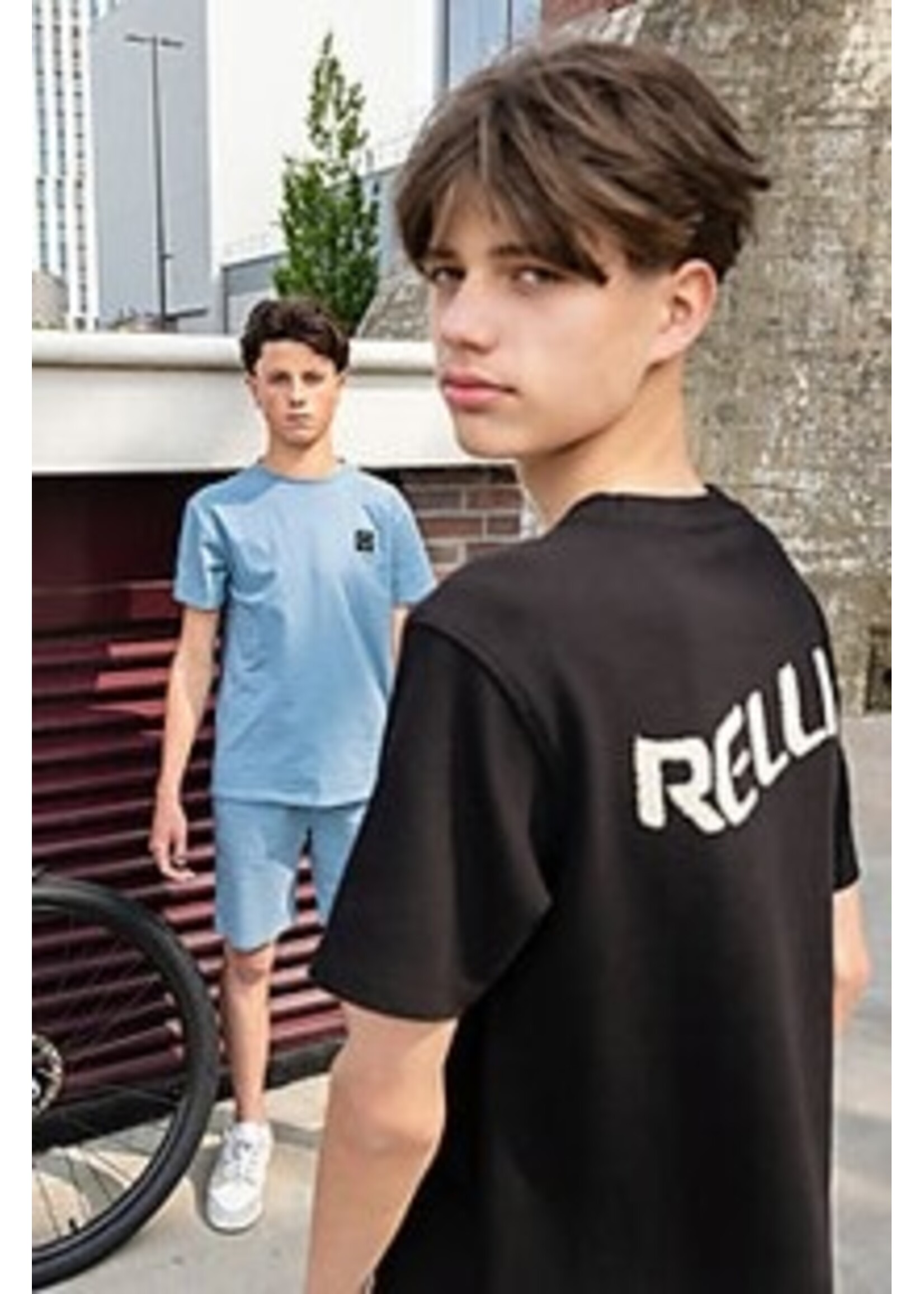 Rellix Kort joggingbroek 940480 - grijsblauw