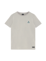 Indian blue jeans T-shirt 960544  voor-en rugprint - bruingrijs