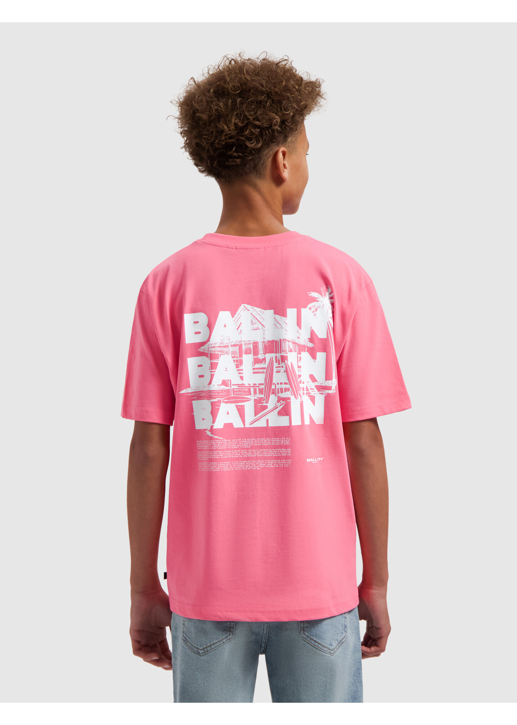 Ballin T-Shirt Surfers Paradise House 26017124 - Baby Pink