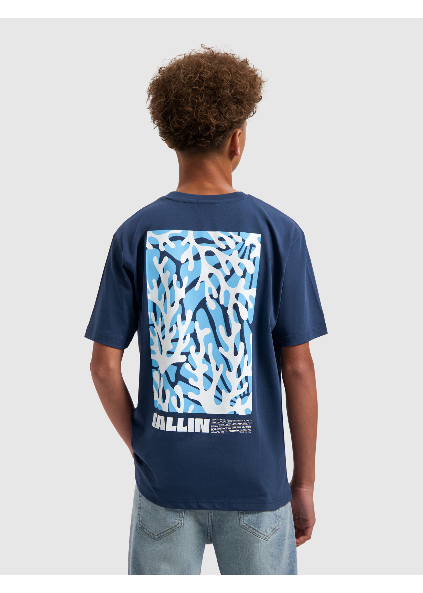 Ballin T-Shirt Coral Overload 26017130 - Navy