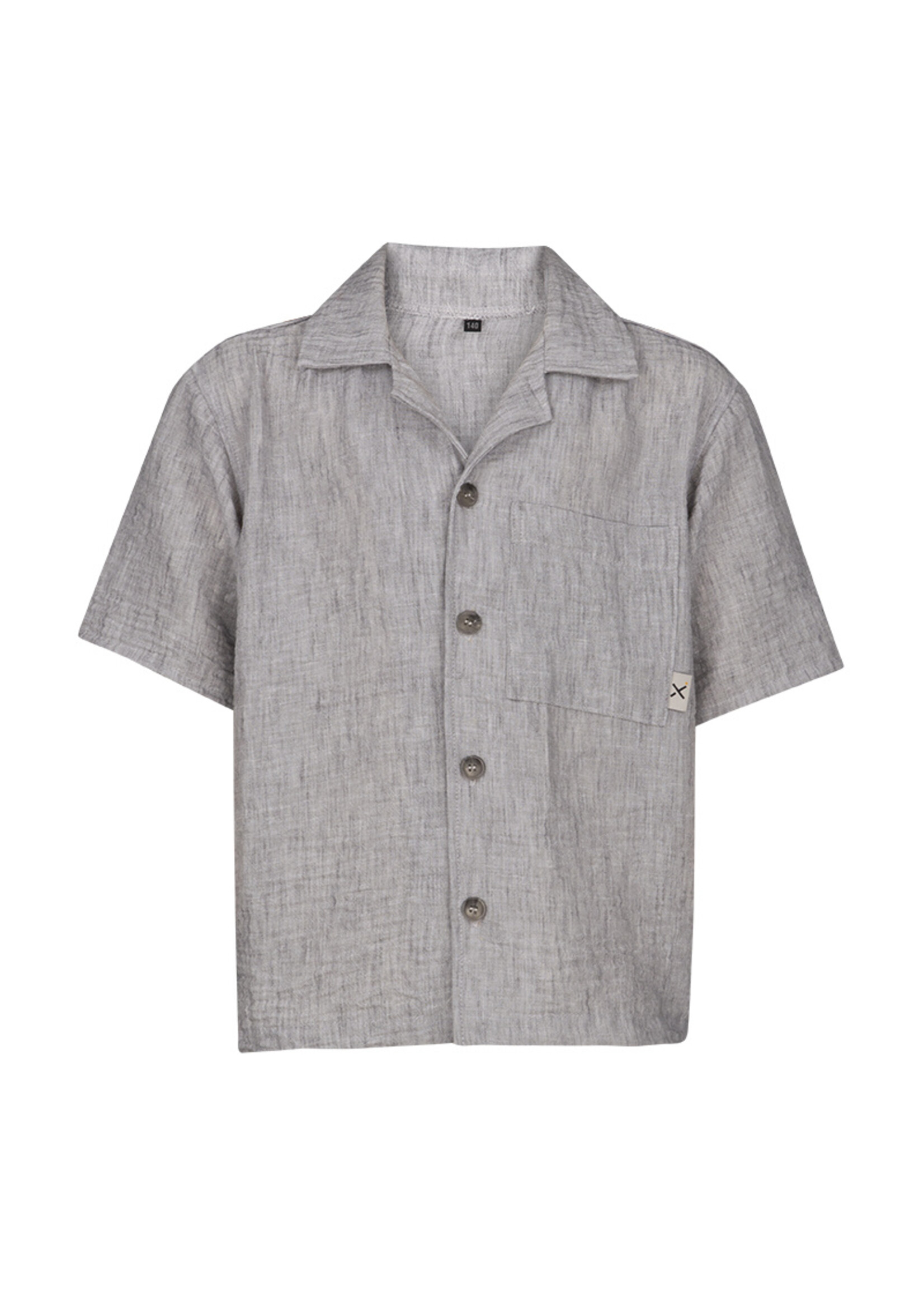 Kiestone Blouse Cesar KSB1466 - grijs gemêleerd