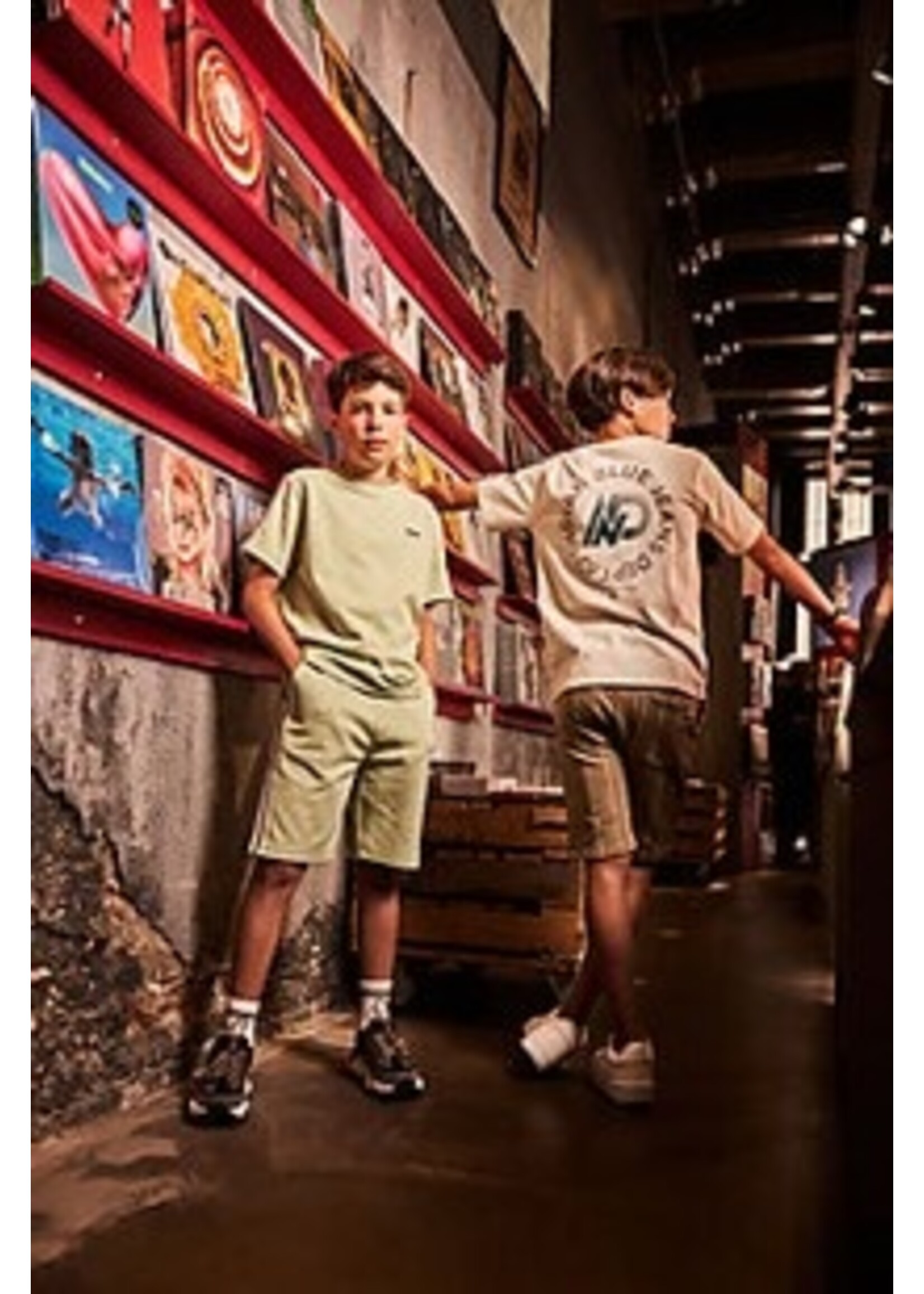 Indian blue jeans T-shirt 960547 Loose Fit  - wit