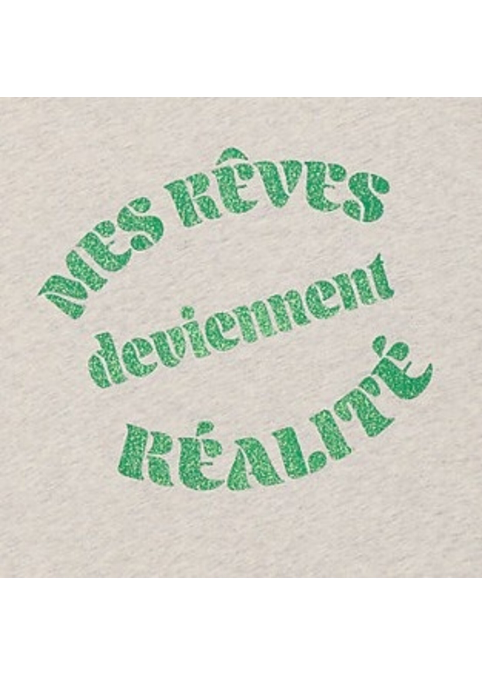 Indian blue jeans T-shirt 970628   - zand melange