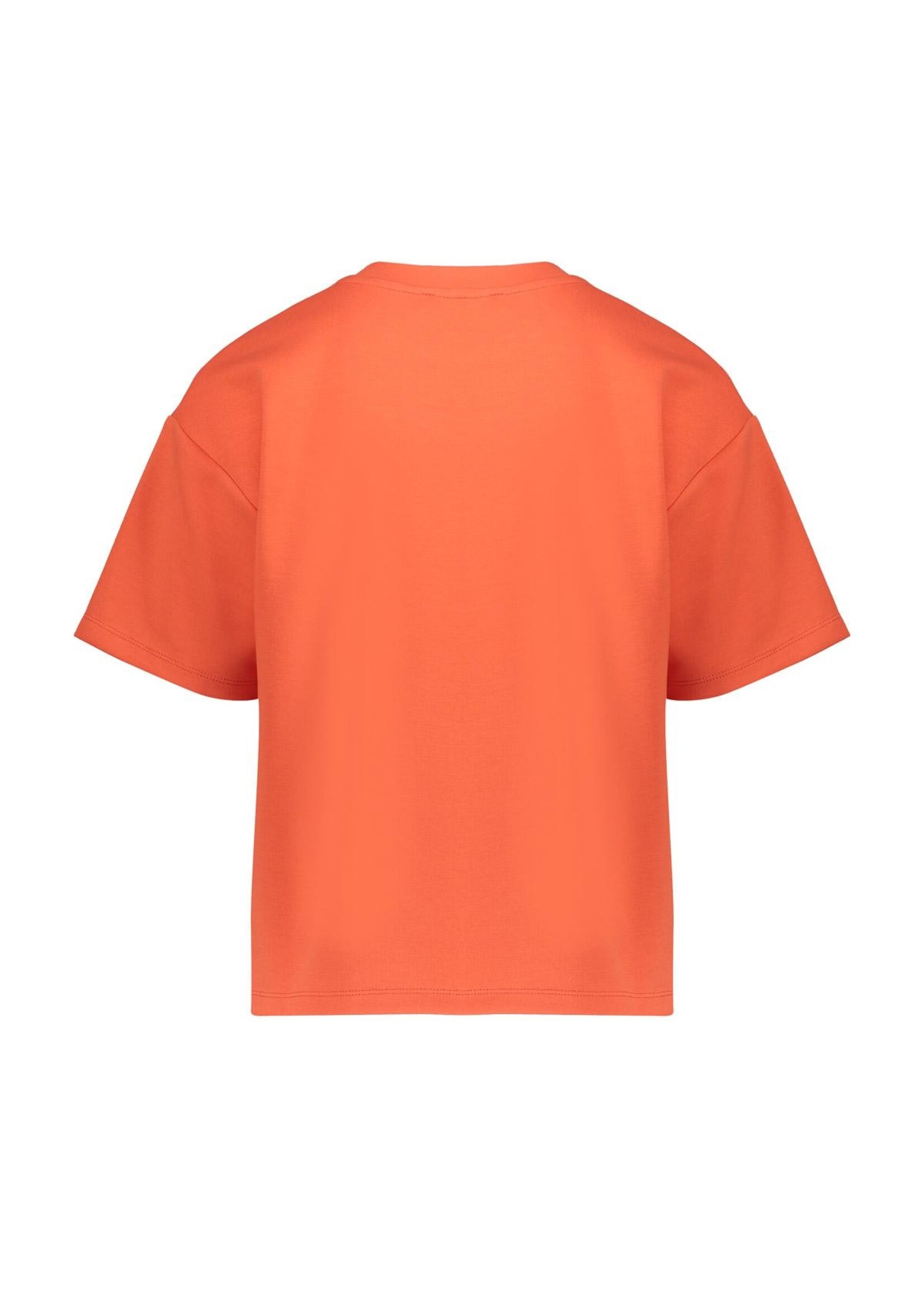 Geisha T-shirt Scuba toweling 62145 - roomwit/koraal