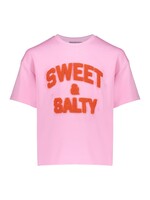 Geisha T-shirt Scuba toweling 62145 - roze/oranje