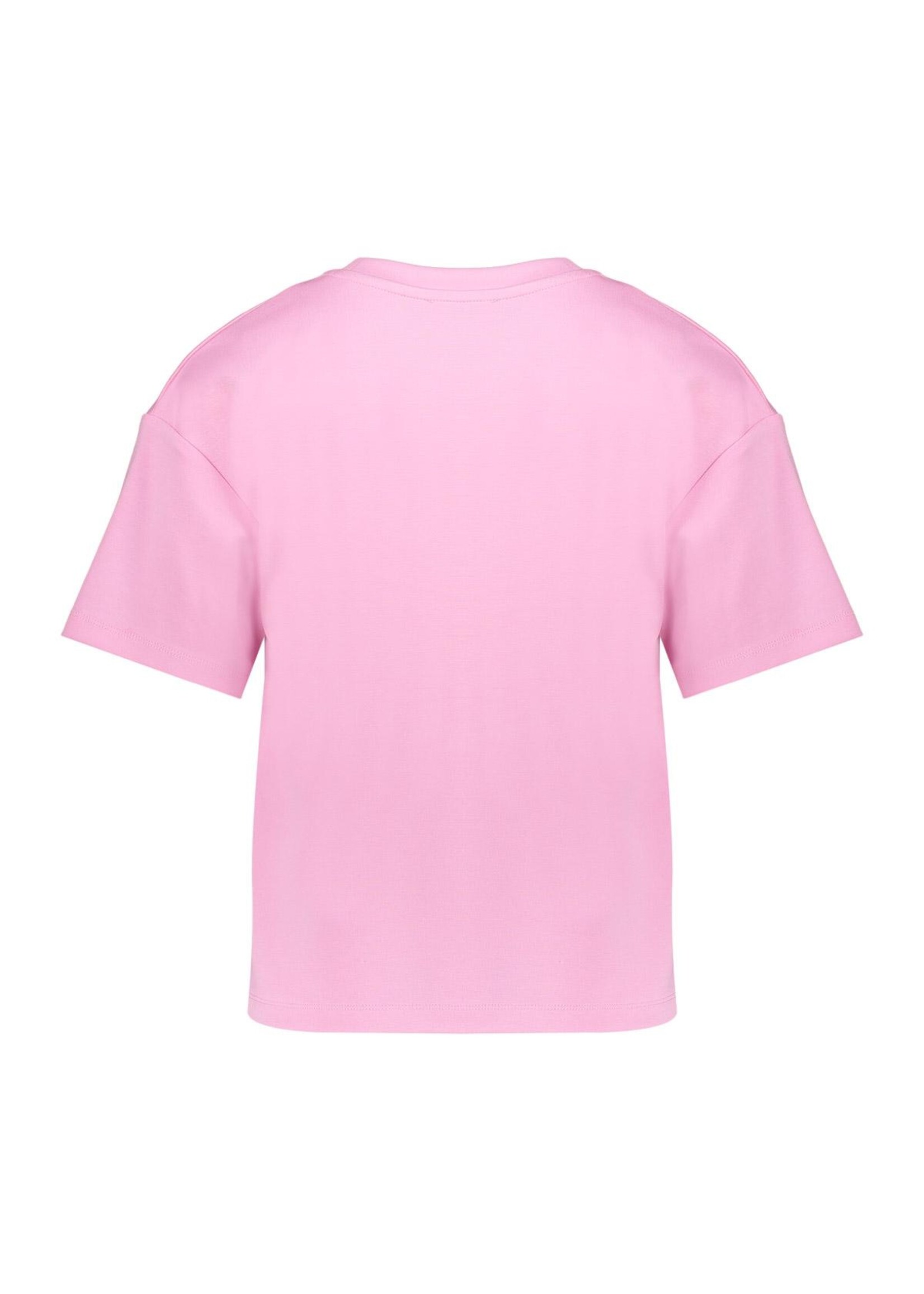 Geisha T-shirt Scuba toweling 62145 - roze/oranje