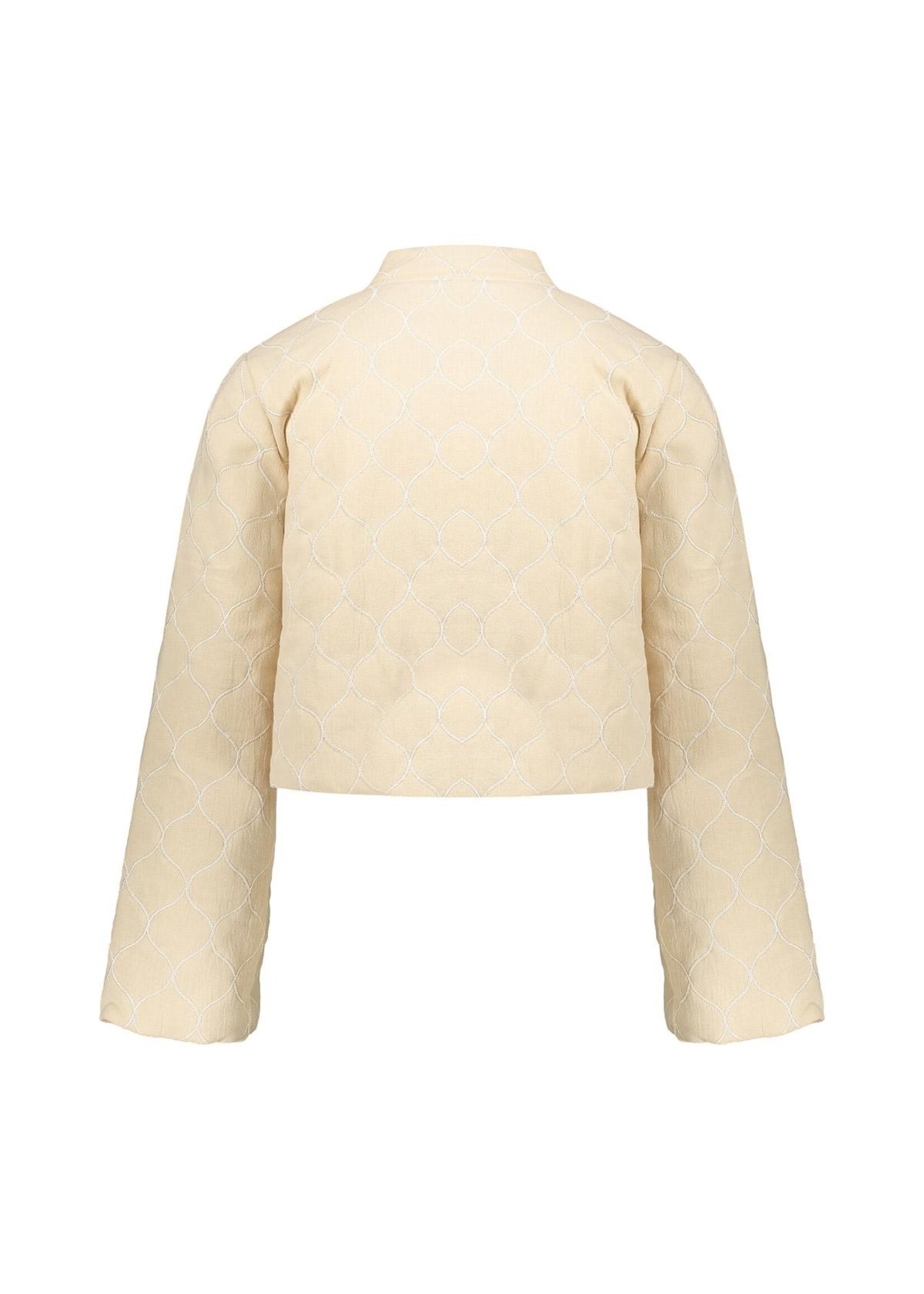 Geisha Jas padded ballon sleeves 65040 - zand