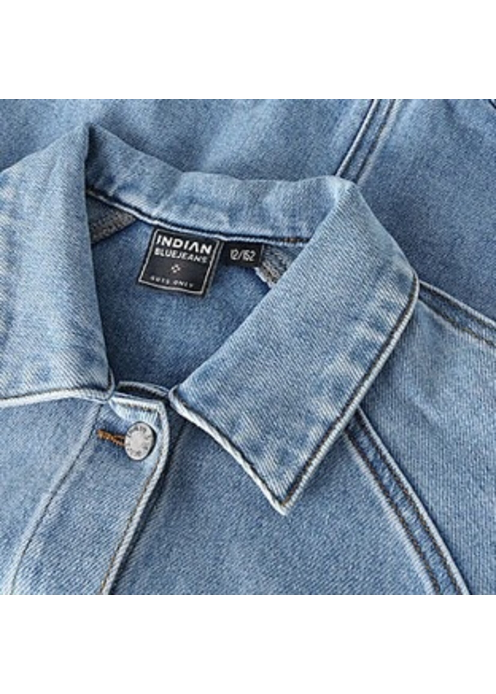 Indian blue jeans Spijkerjas Trenchcoat 970775  - lichtblauw denim