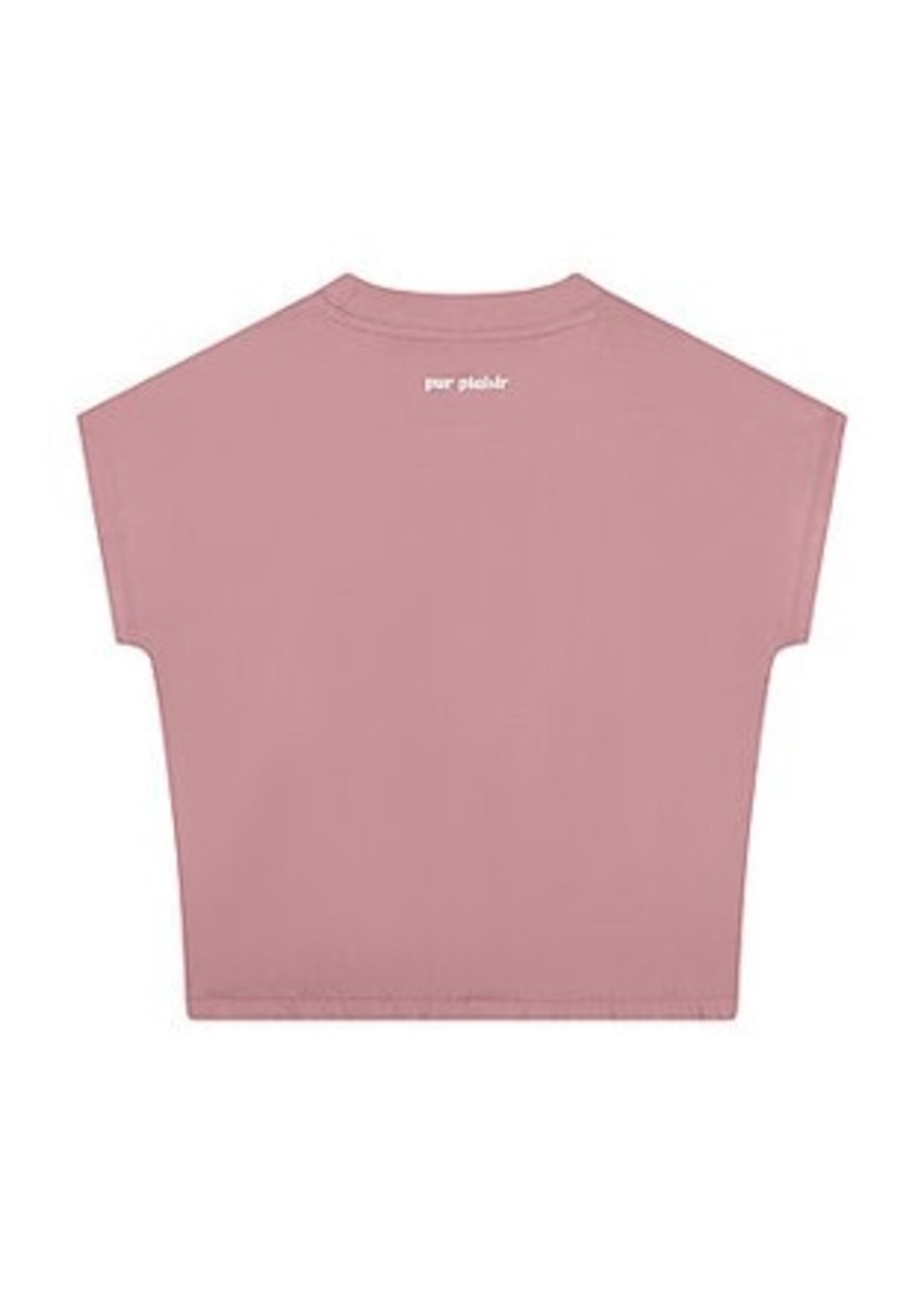 Indian blue jeans T-shirt 970717 Wide cropped - lila