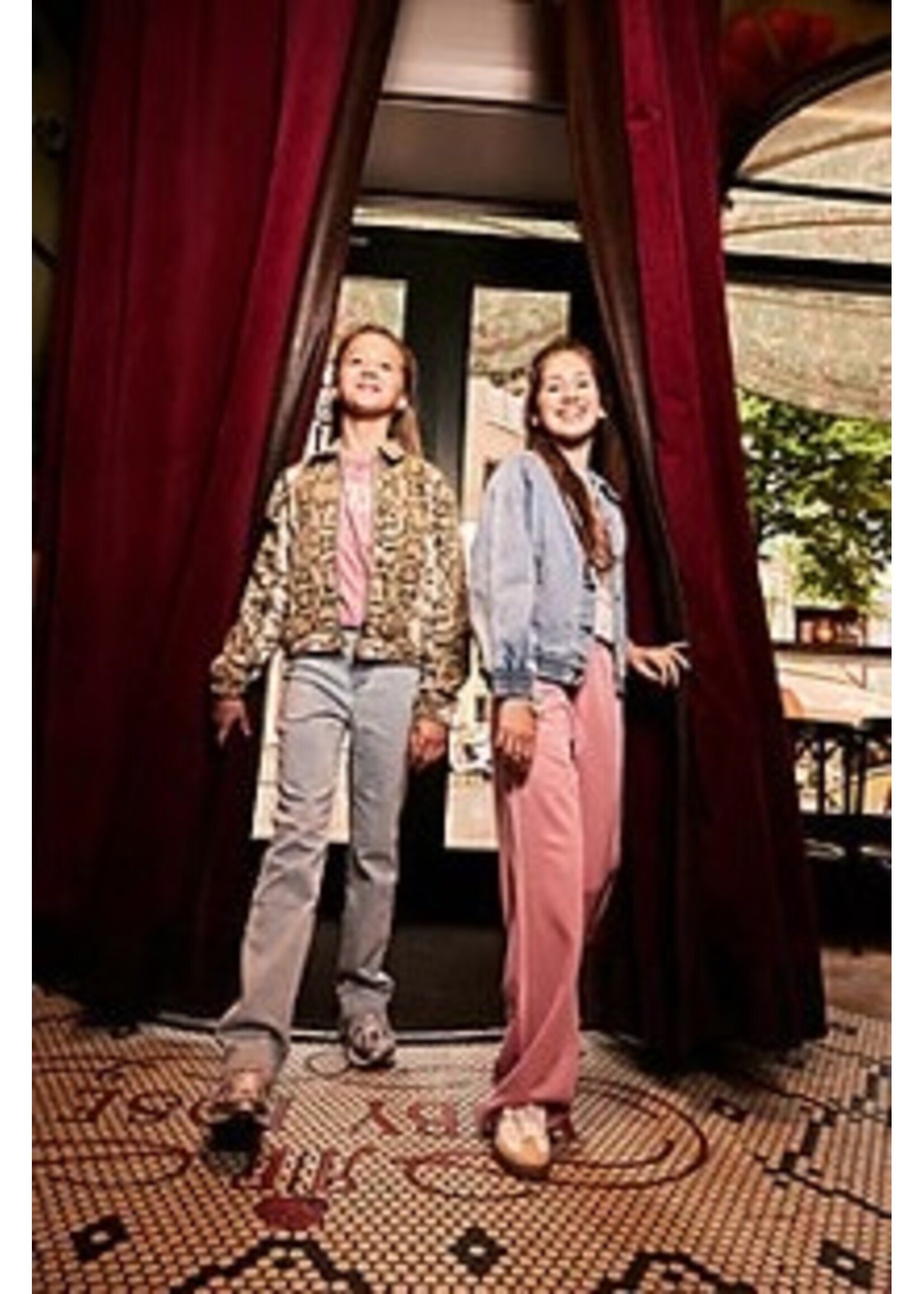 Indian blue jeans T-shirt 970717 Wide cropped - lila