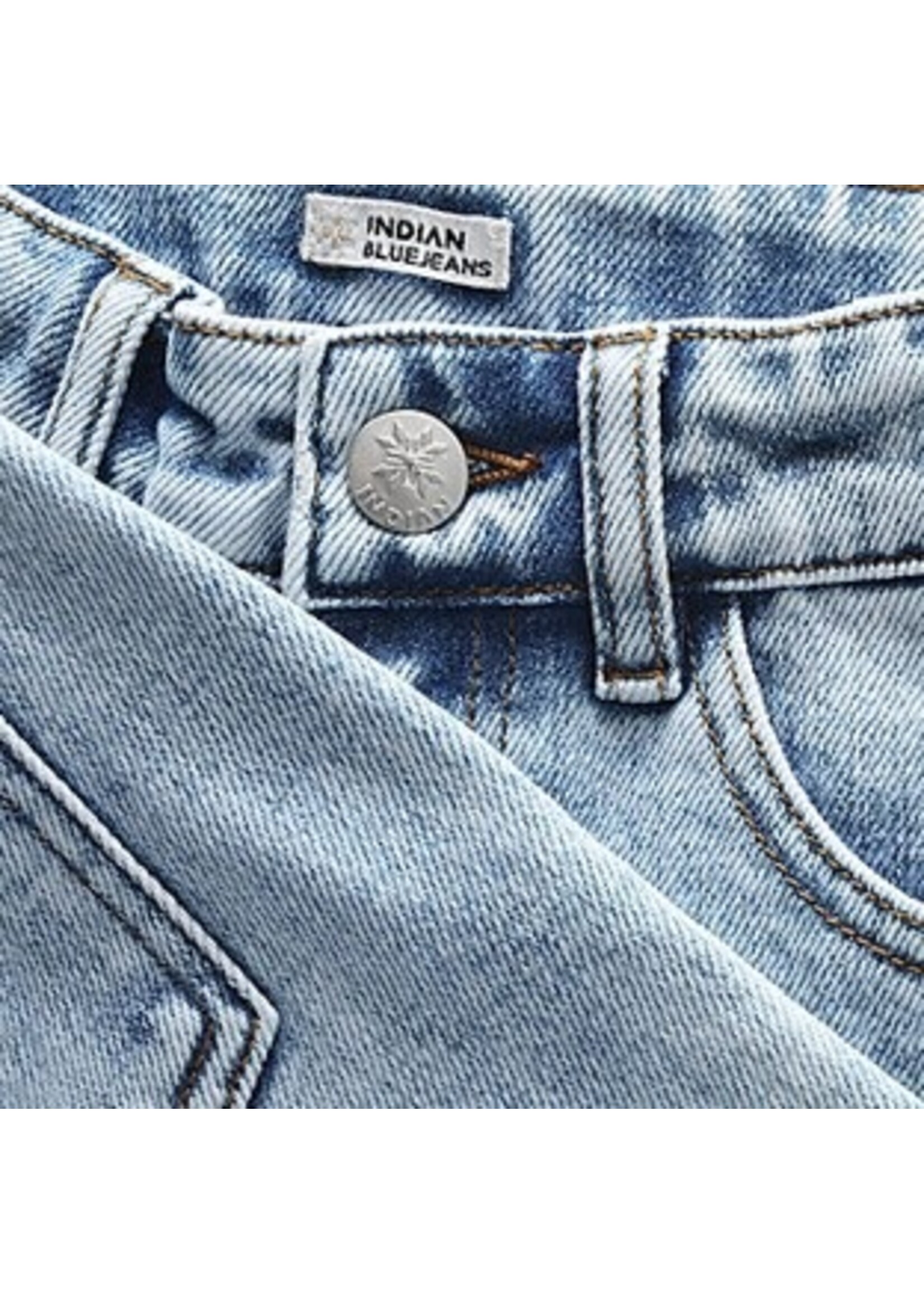 Indian blue jeans Korte spijkerbroek 970796 - lichtblauw denim