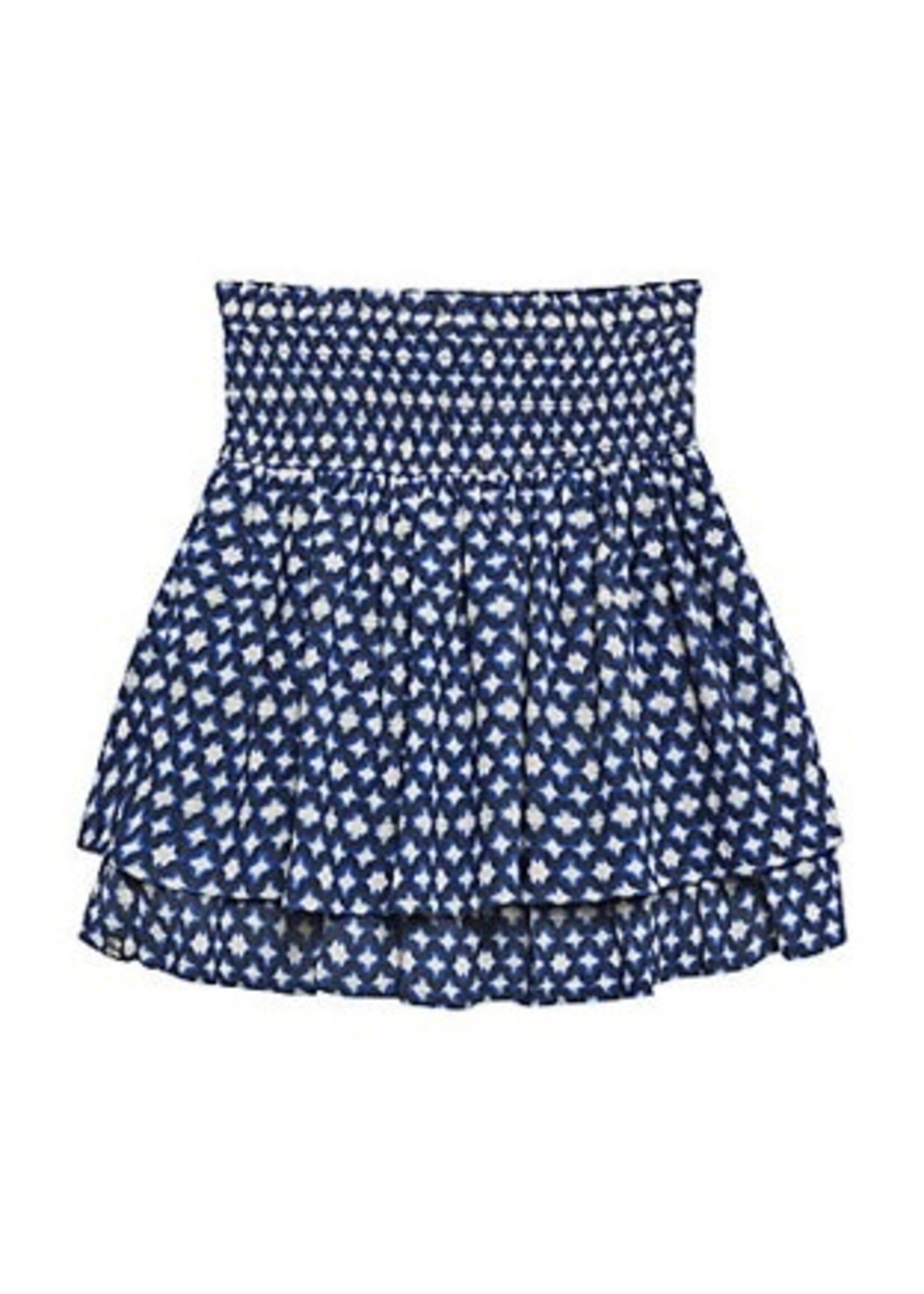 Indian blue jeans Rok 970810 allover print - grijs