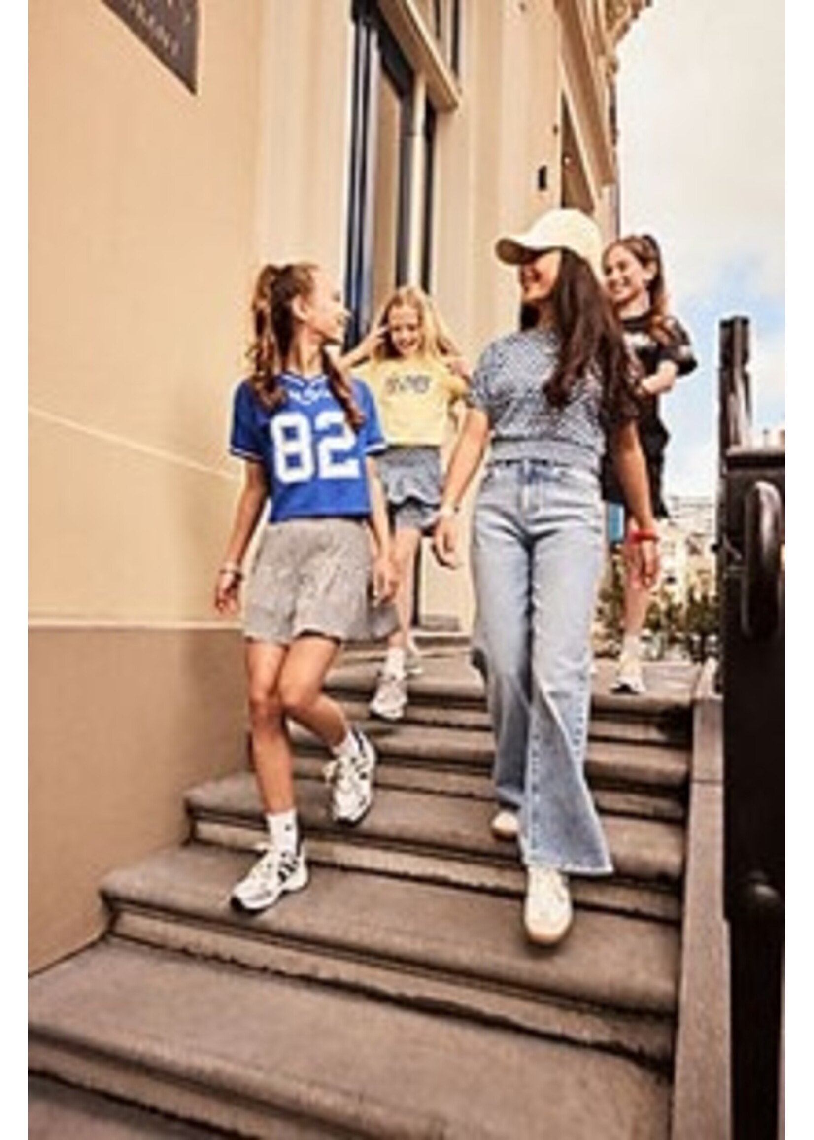 Indian blue jeans Rok 970810 allover print - grijs