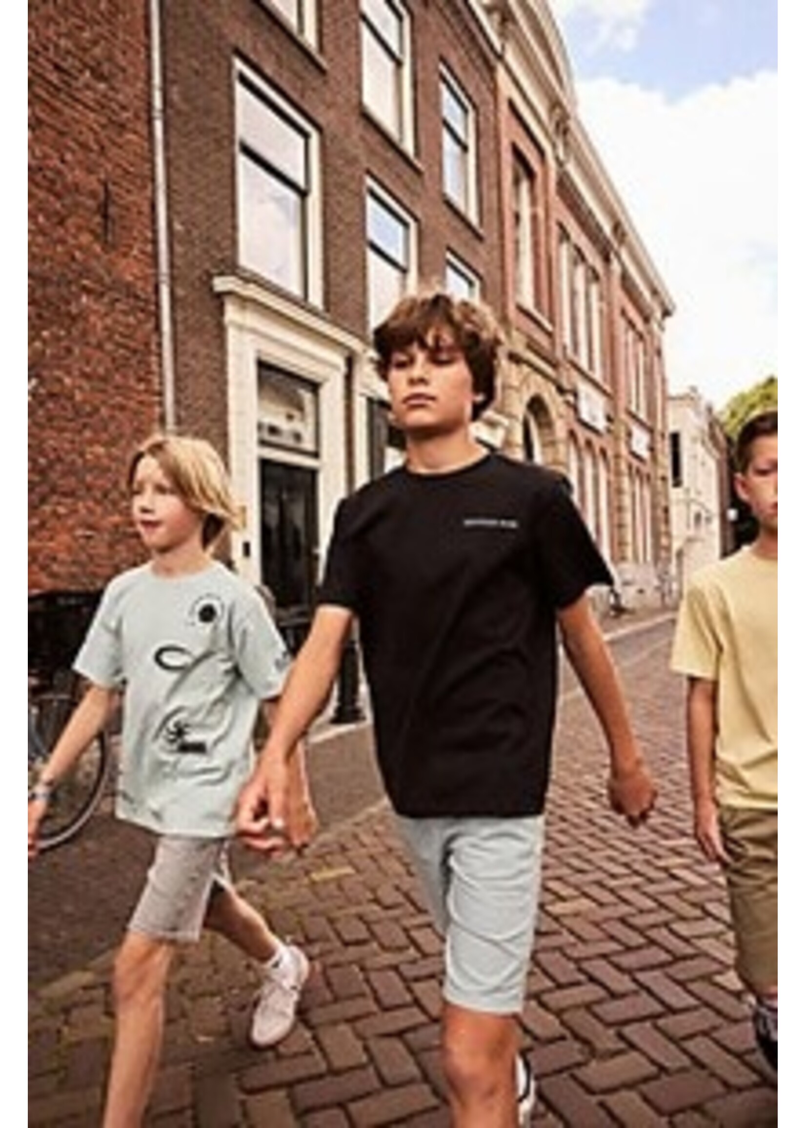 Indian blue jeans Korte broek Linnen 960629  Loose fit - lichtblauw