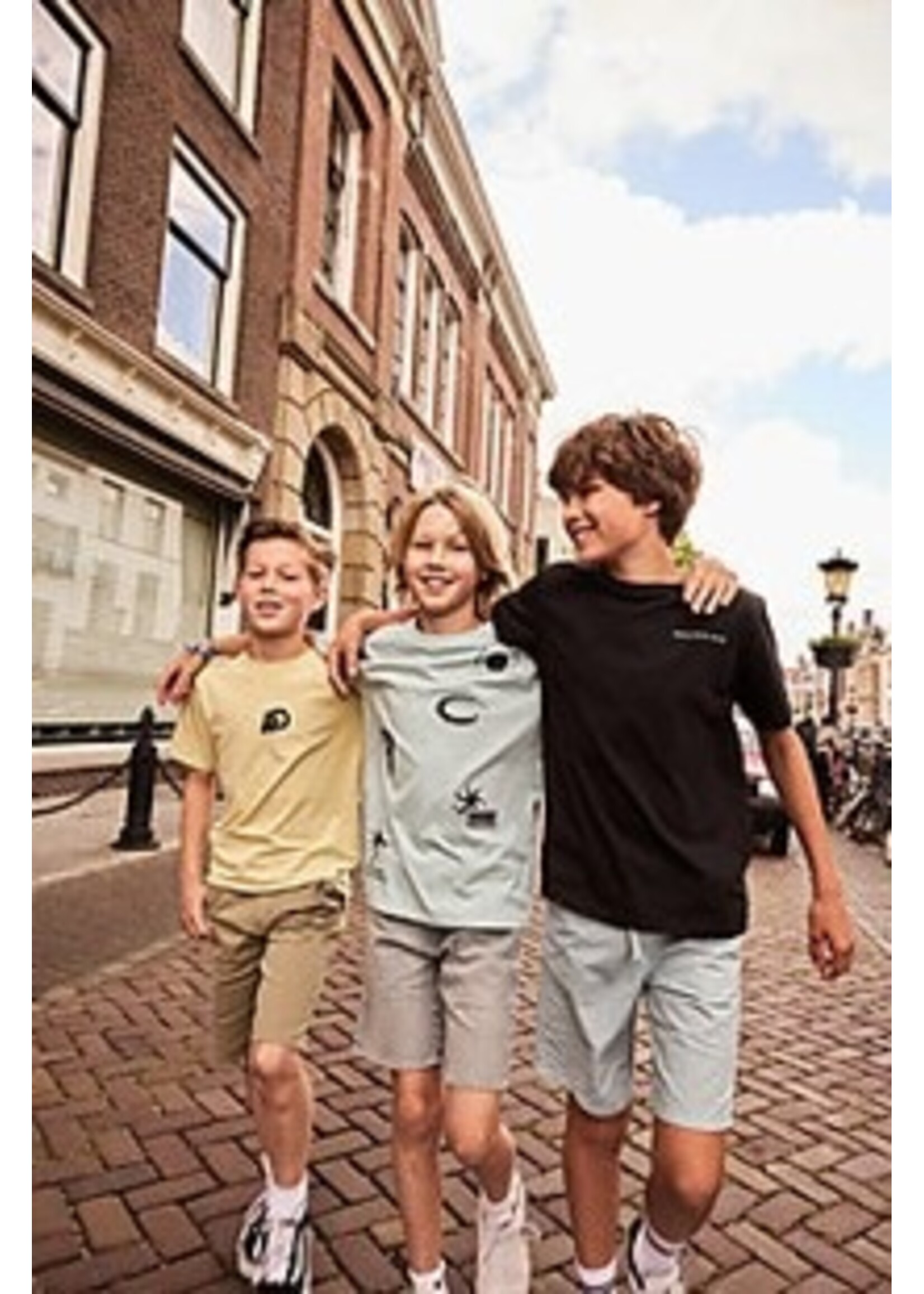 Indian blue jeans Korte broek Linnen 960629  Loose fit - lichtblauw