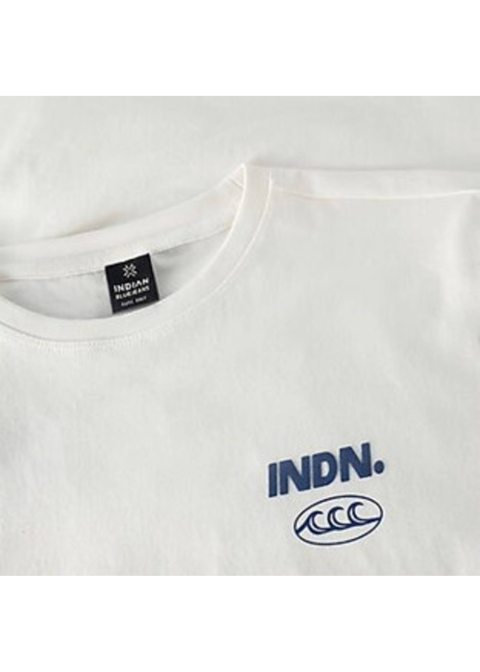 Indian blue jeans T-shirt 960588 Loose Fit  - wit