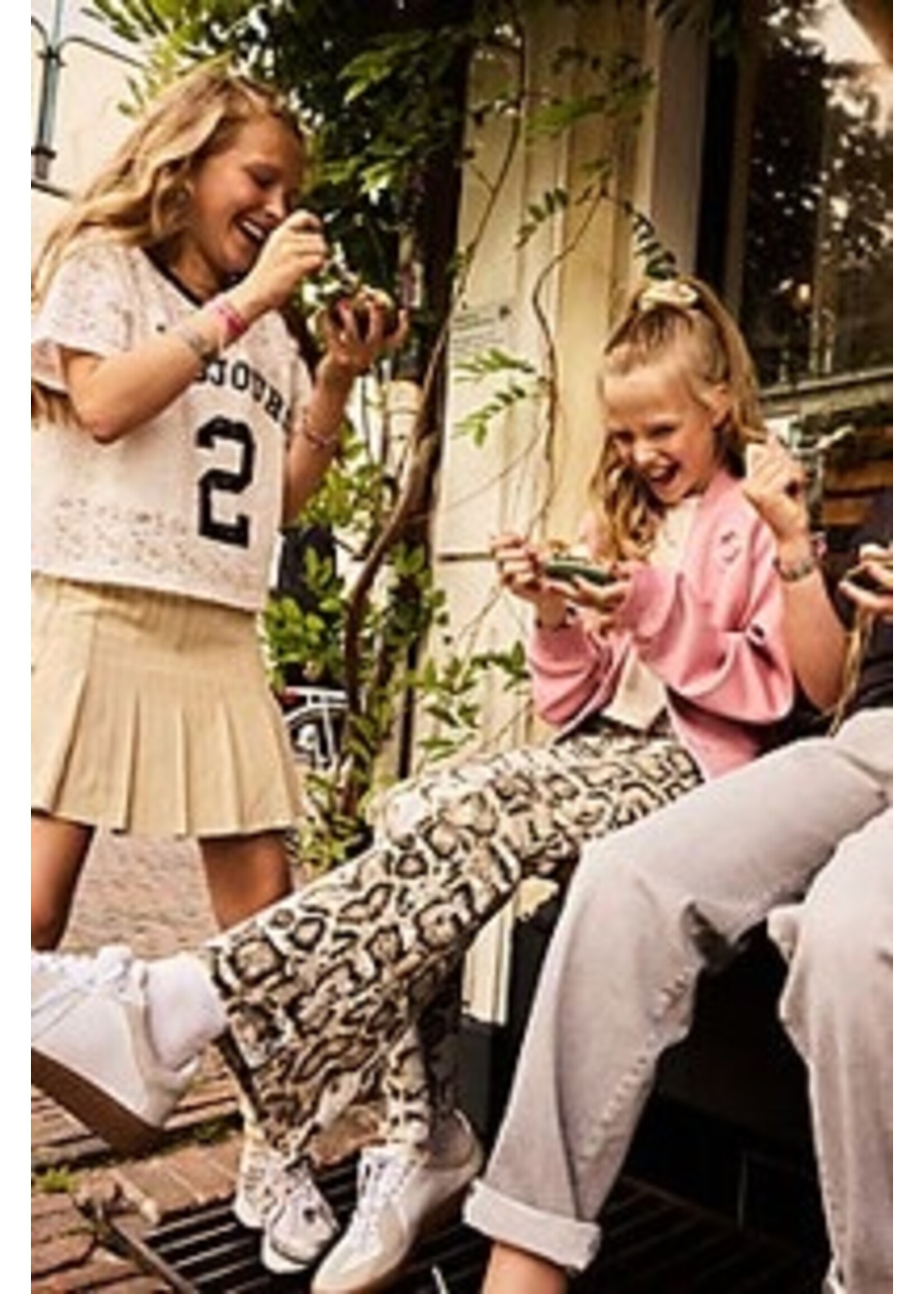 Indian blue jeans T-shirt 970719 Lace - wit