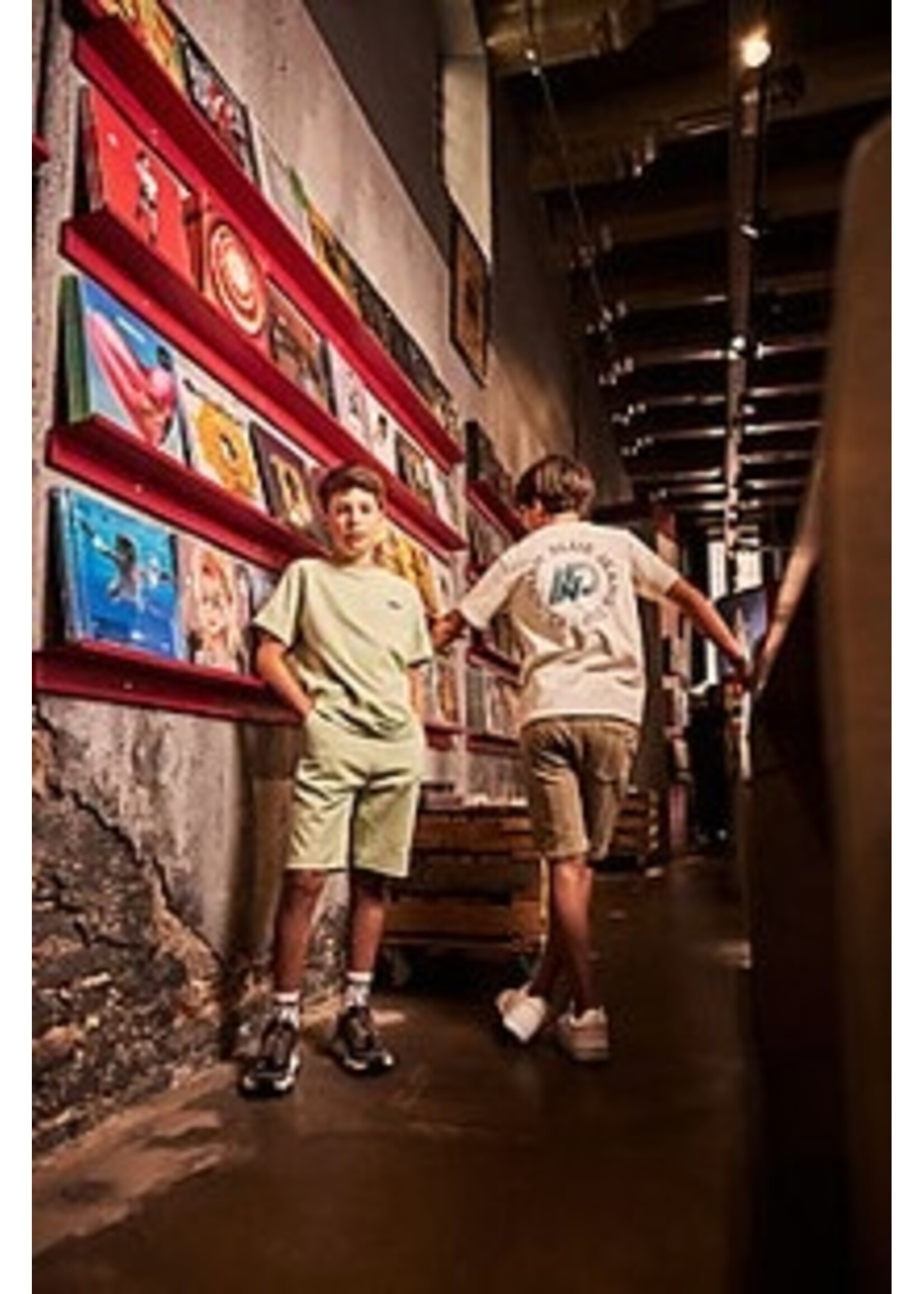 Indian blue jeans Korte joggingbroek Loose  fit 960631 - lichtgroen