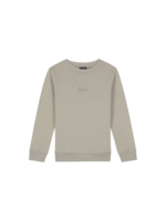 Malelions Junior Striped Signature Sweater (MJA30026005) - olijf groen