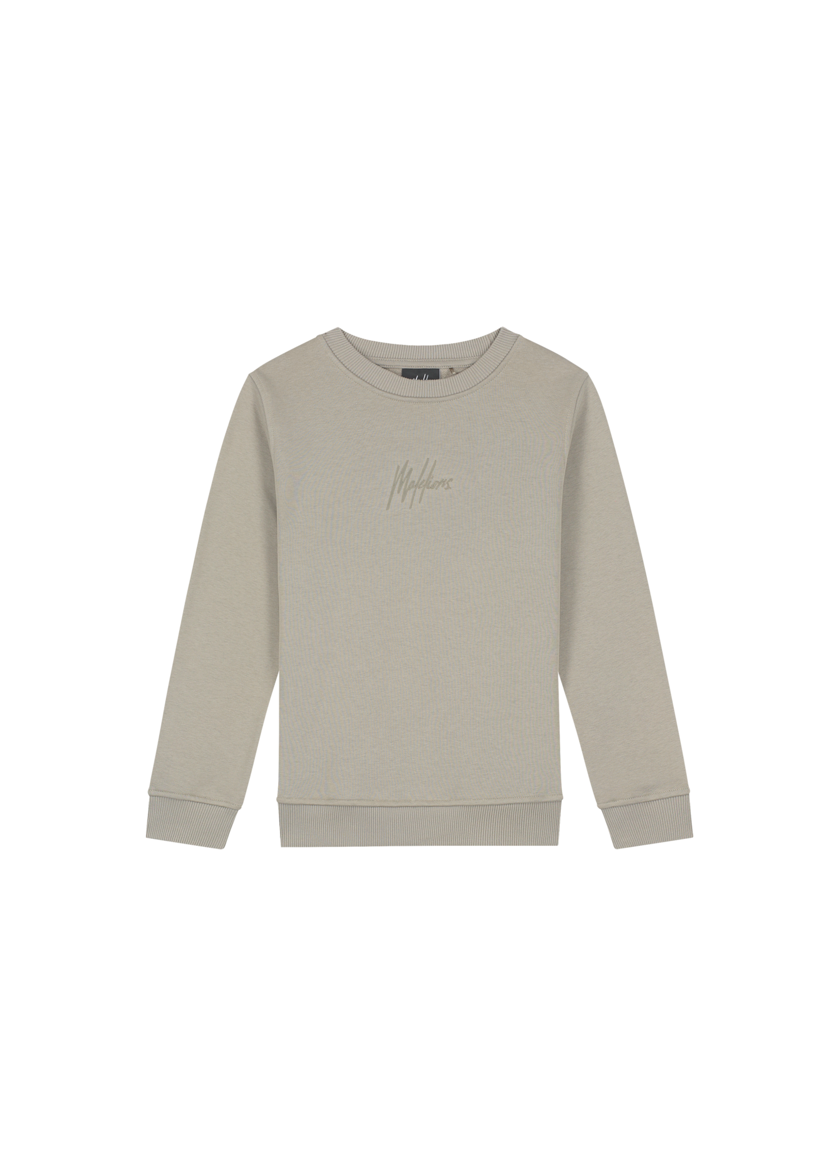 Malelions  Junior Striped Signature Sweater (MJA30026005) - olijf groen