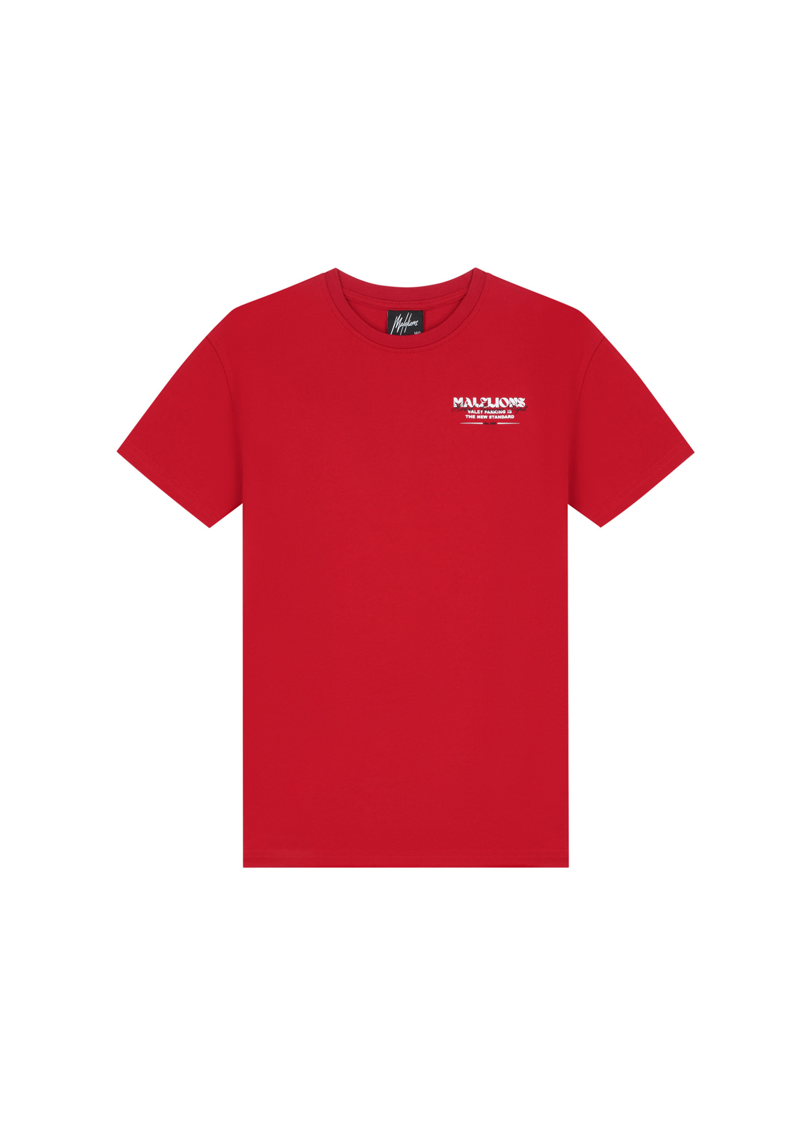 Malelions Malelions Junior Relaxed Valet T-Shirt (MJA30026027) - rood