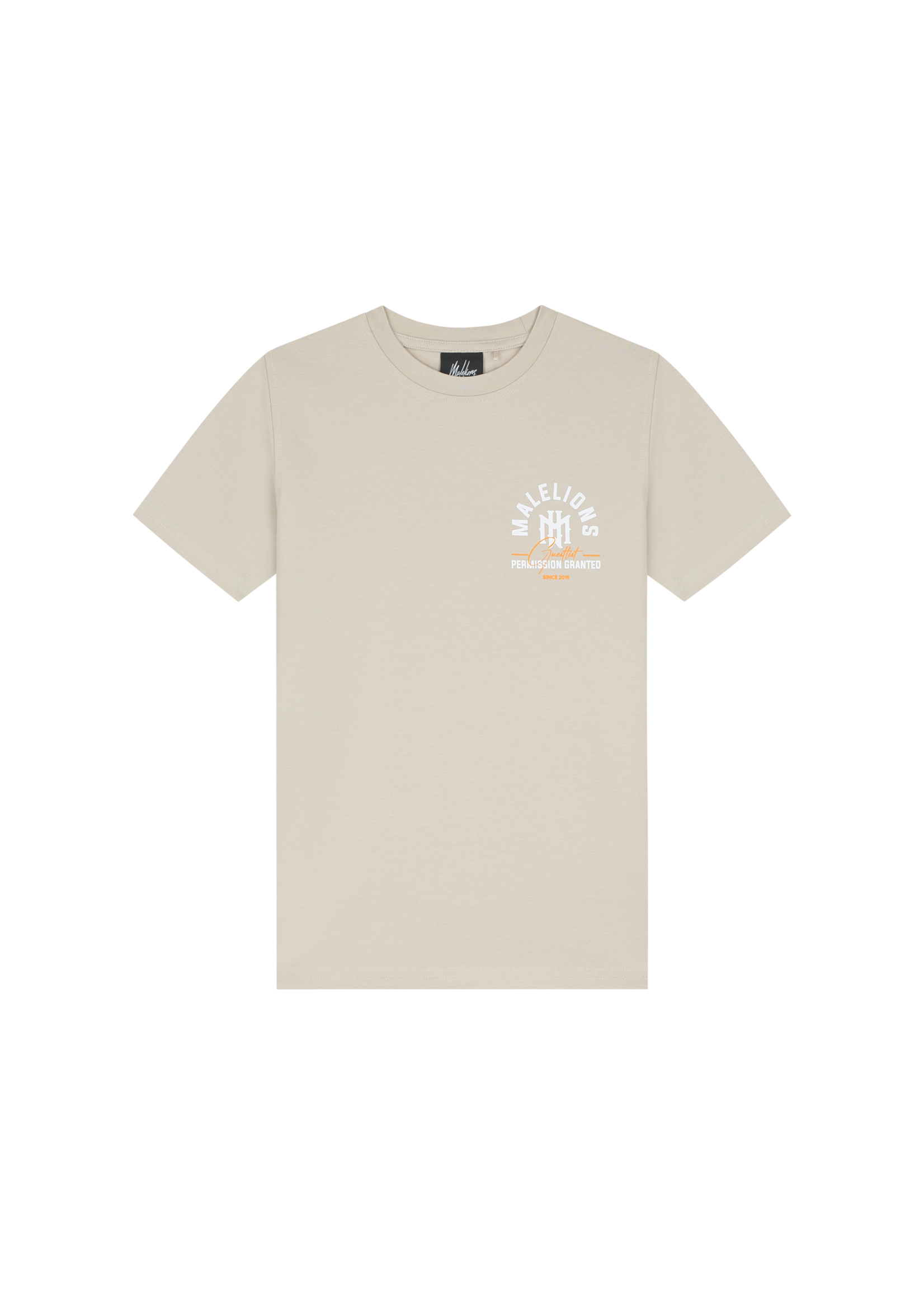 Malelions Malelions Junior Icon T-Shirt (MJA30026039) - beige