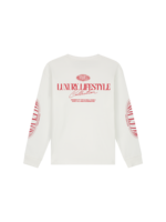 Malelions Malelions Junior Relaxed Lifestyle Longsleeve T-Shirt (MJA30026051) - off white/rood