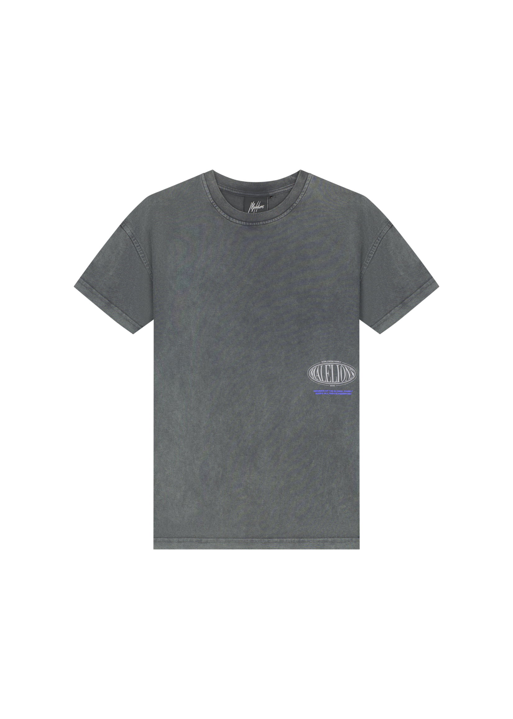 Malelions Malelions Junior Relaxed White Heron T-Shirt (MJA30026053) - acid wash
