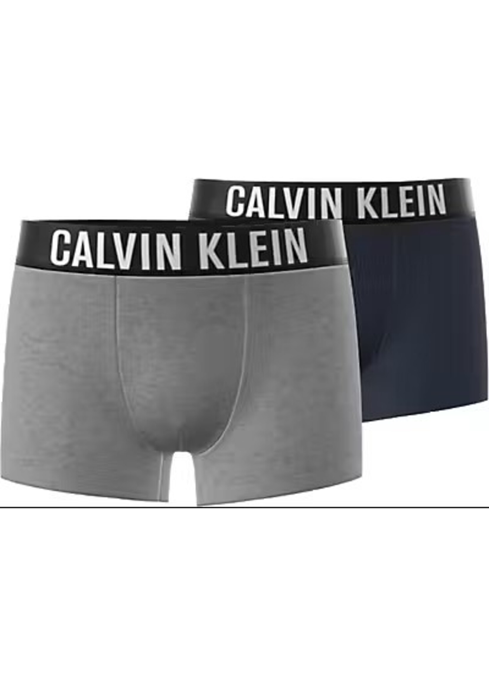 Calvin Klein Boxershort  B70B7005090SM  - 2PK TRUNK - zwart en grijs