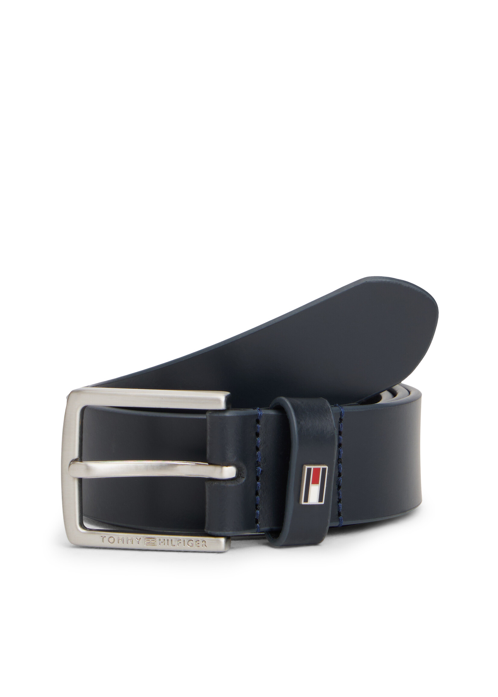 Tommy Hilfiger Riem, leder, KA0KA00002DW6 - space blue