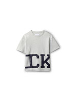 Calvin Klein T-Shirt Varsity LVCKSJA14BP4A - Licht Grijs