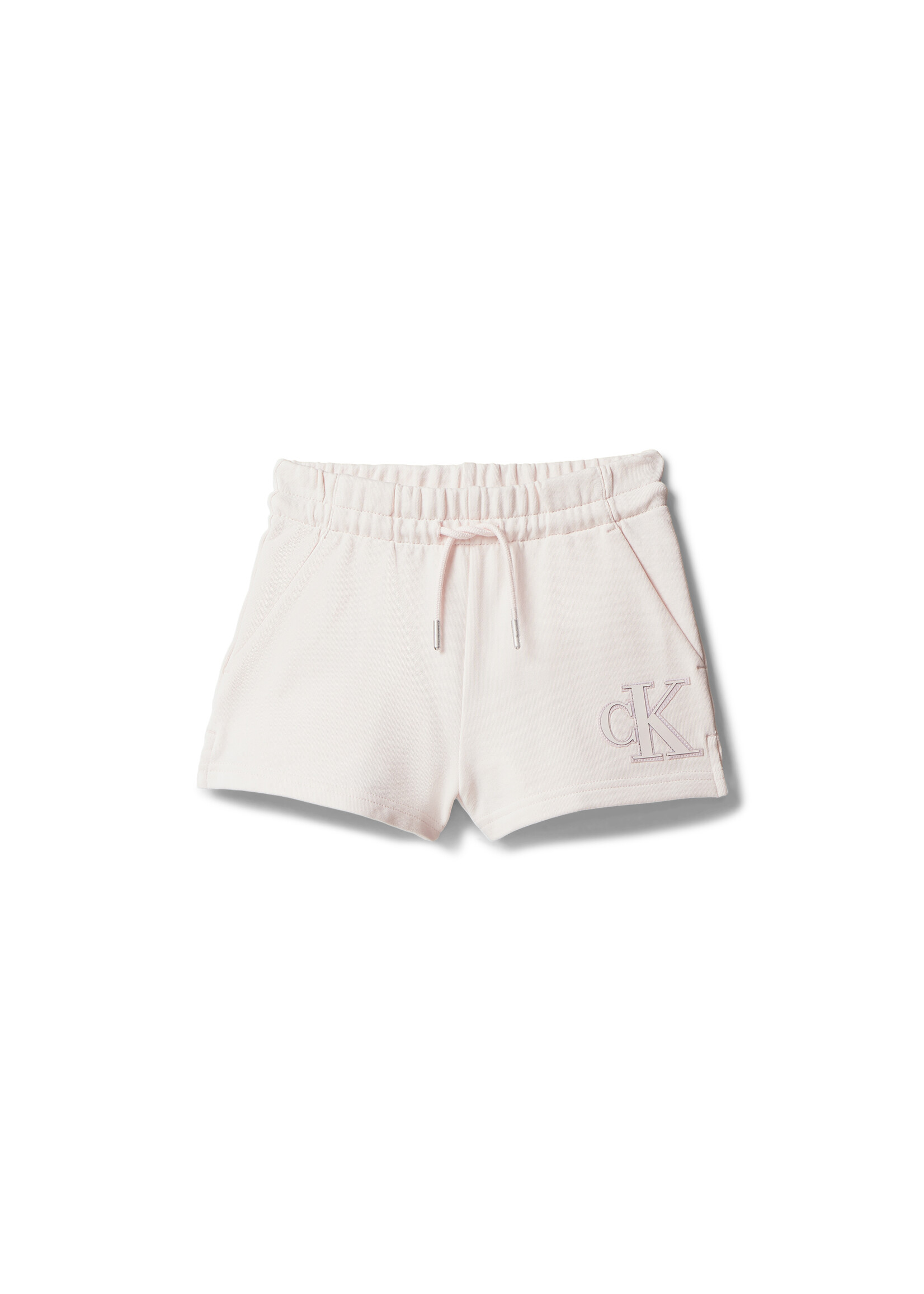 Calvin Klein Short Logo Knit LVCKSJC25GTEV - Pearl