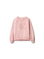 Calvin Klein Sweater CK Logo LVCKSJB22GTFL - Roze