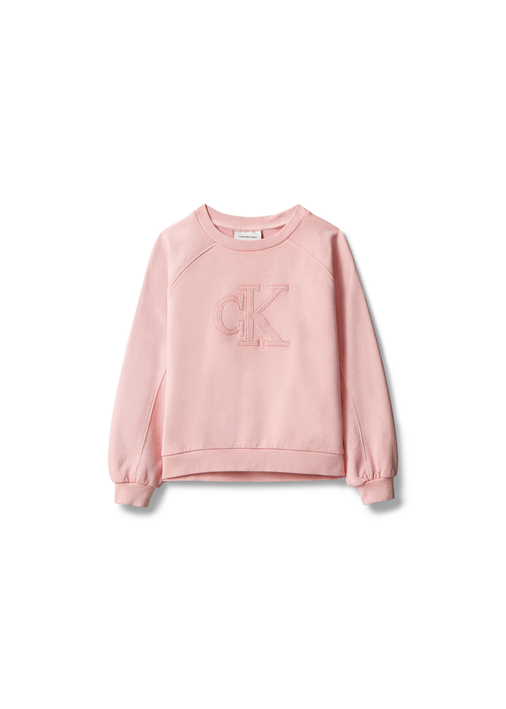 Calvin Klein Sweater CK Logo LVCKSJB22GTFL - Roze