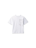 Calvin Klein T-Shirt Logo Square LVCKSJA02BYAF - Wit