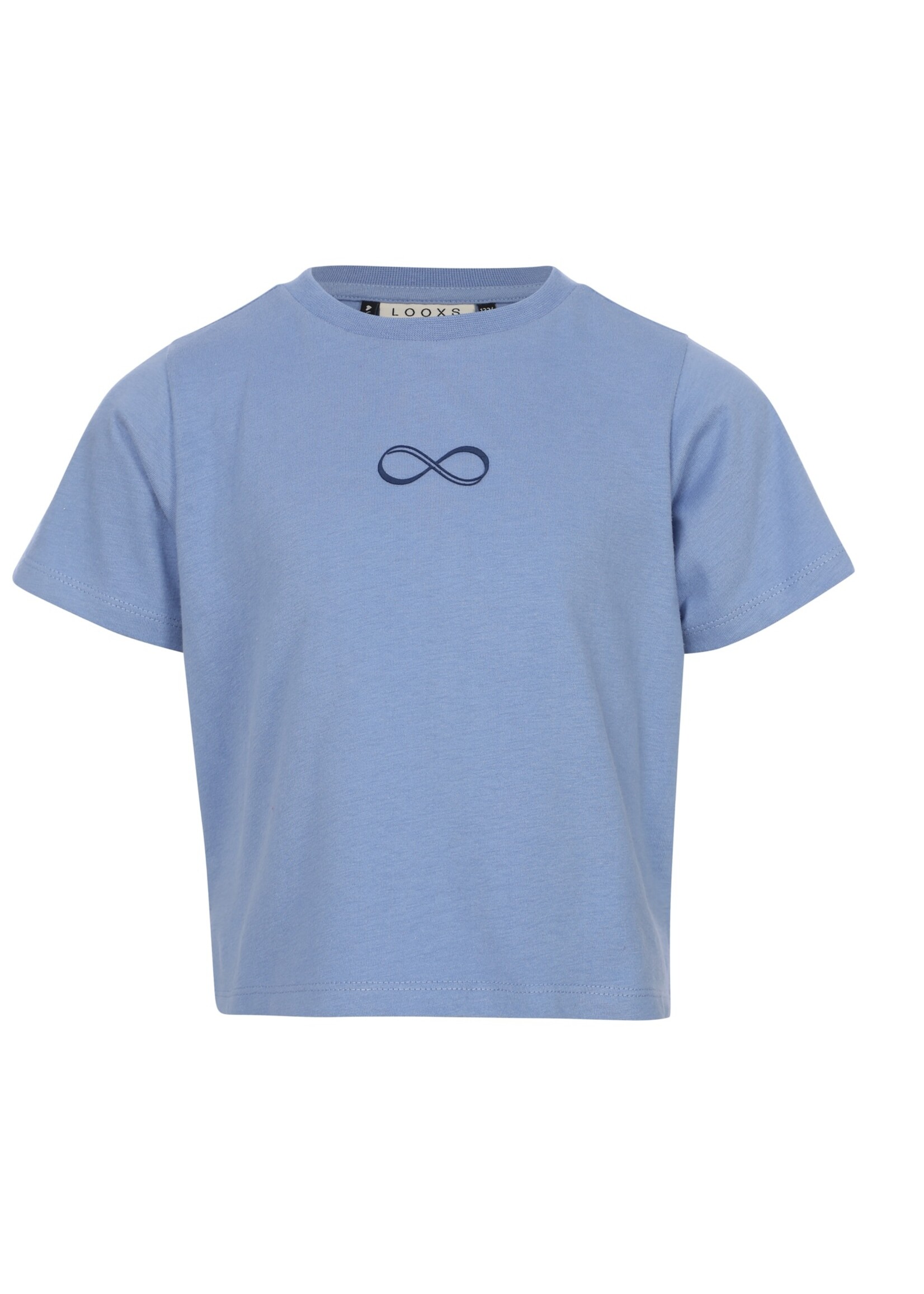 Looxs T-shirt 2611-5411 -137 - hemelsblauw