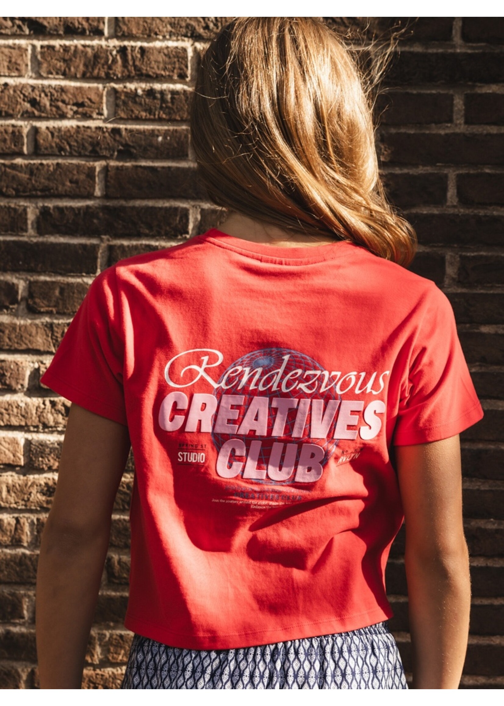 Looxs T-shirt 22611-5411-273  - rood