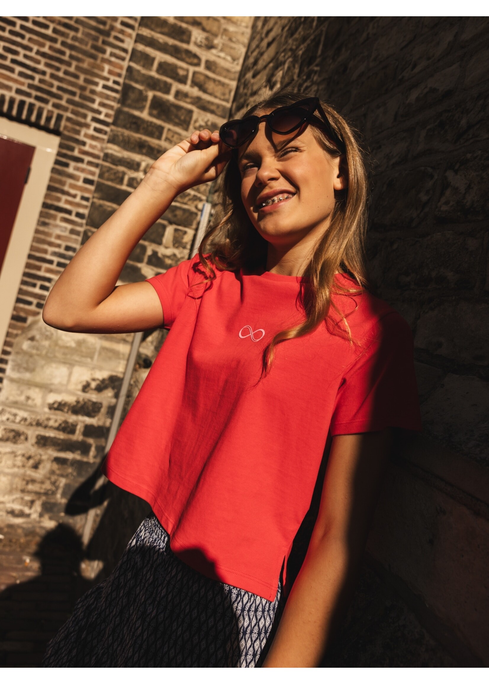 Looxs T-shirt 22611-5411-273  - rood