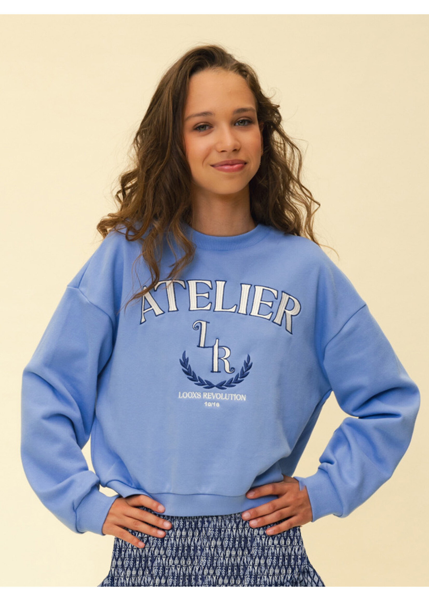 Looxs Sweater 2611-5306-137 - hemelsblauw