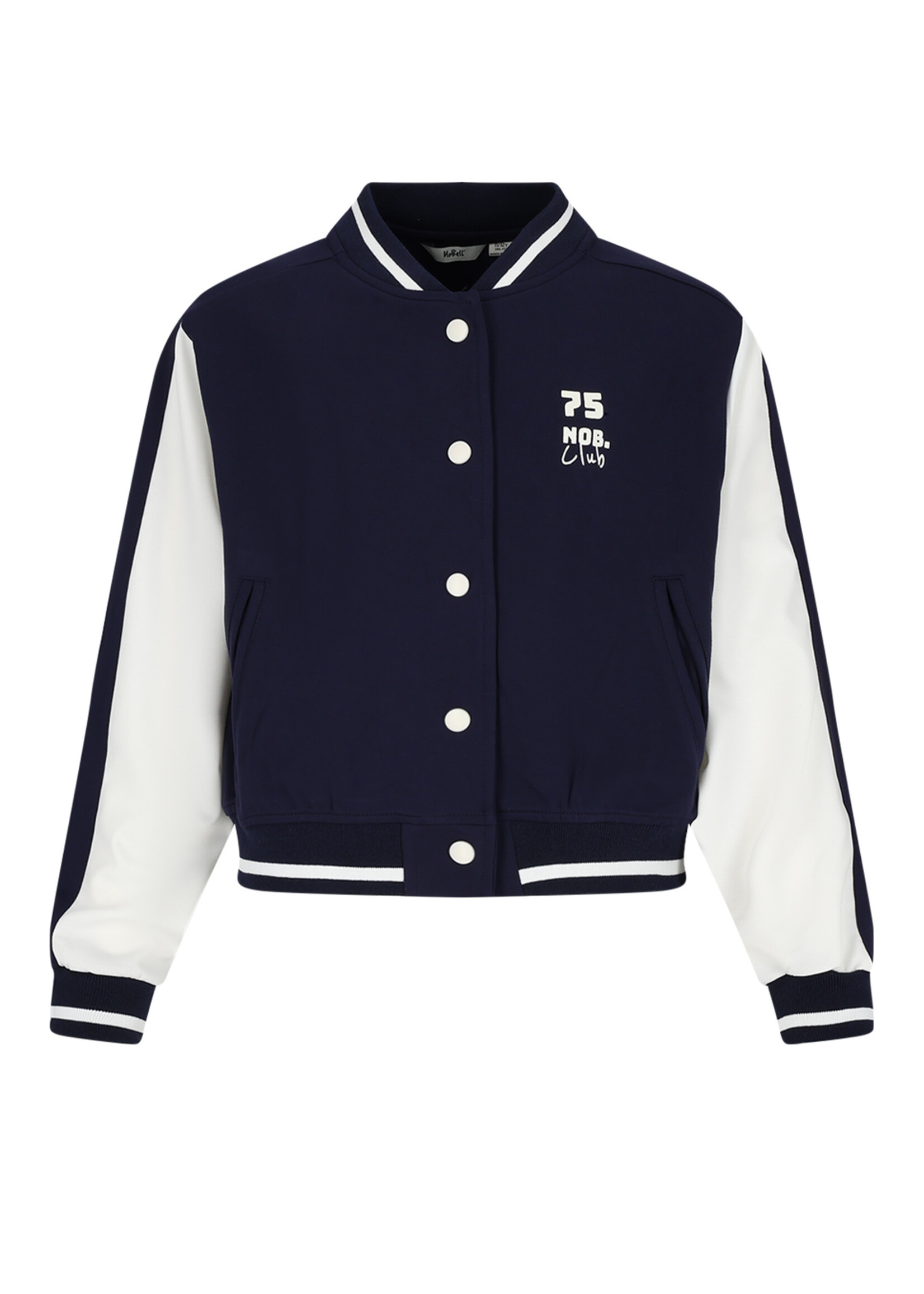 Nobell Oversized Varsity Jacket 3300 - Navy