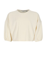 Nobell Oversized Cropped Top Kess 3404 - Pearled Ivory