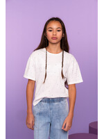 Geisha T-shirt Rhinestones 62100 - wit/blauw