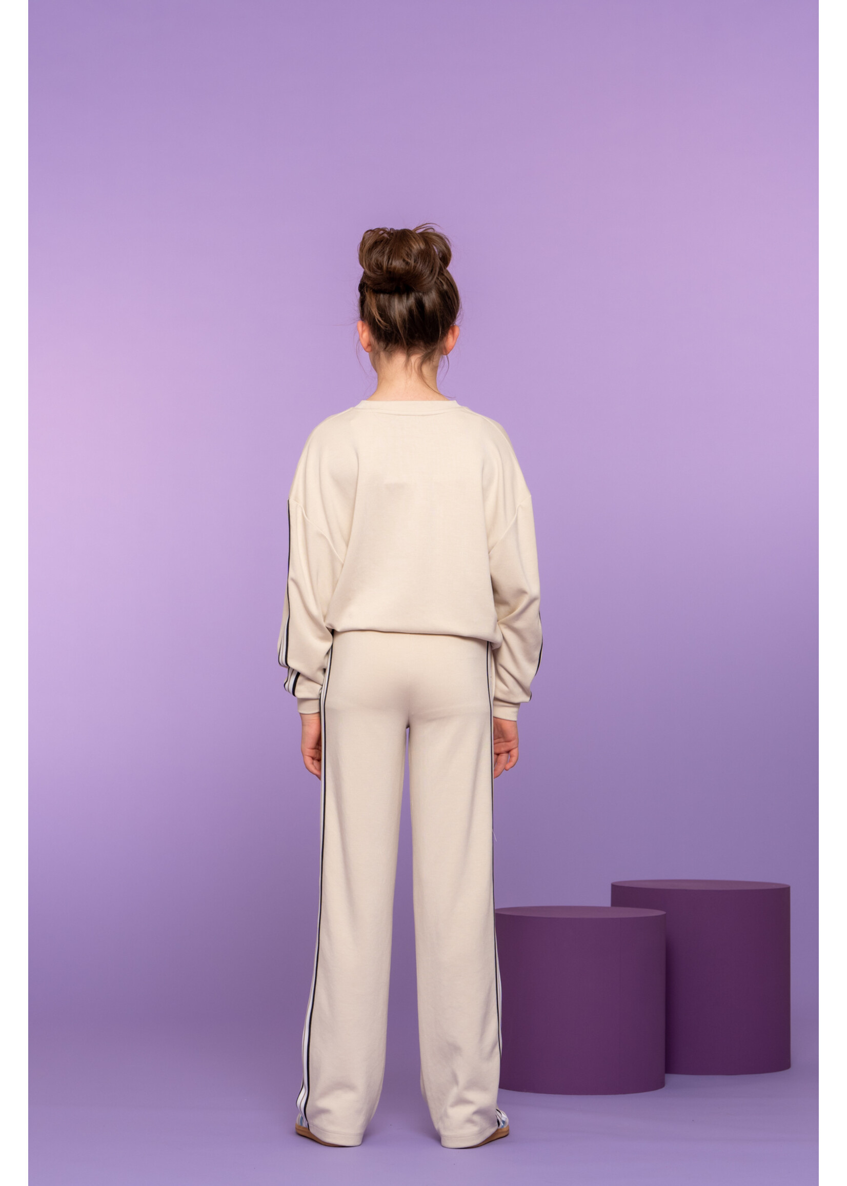 Geisha Broek scuba taped 61177  - zand