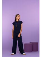 Geisha Broek crinkle 61116  - zwart