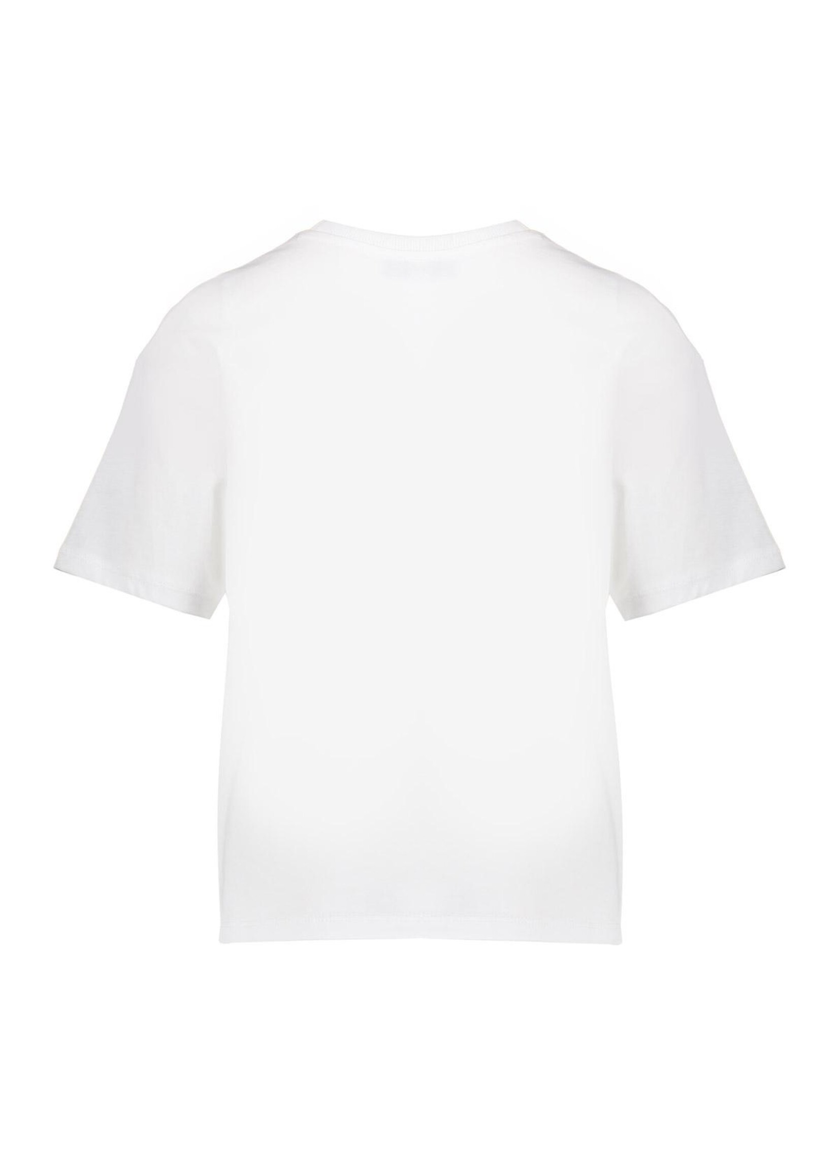 Geisha T-shirt Blue 62139 - roomwit/blauw