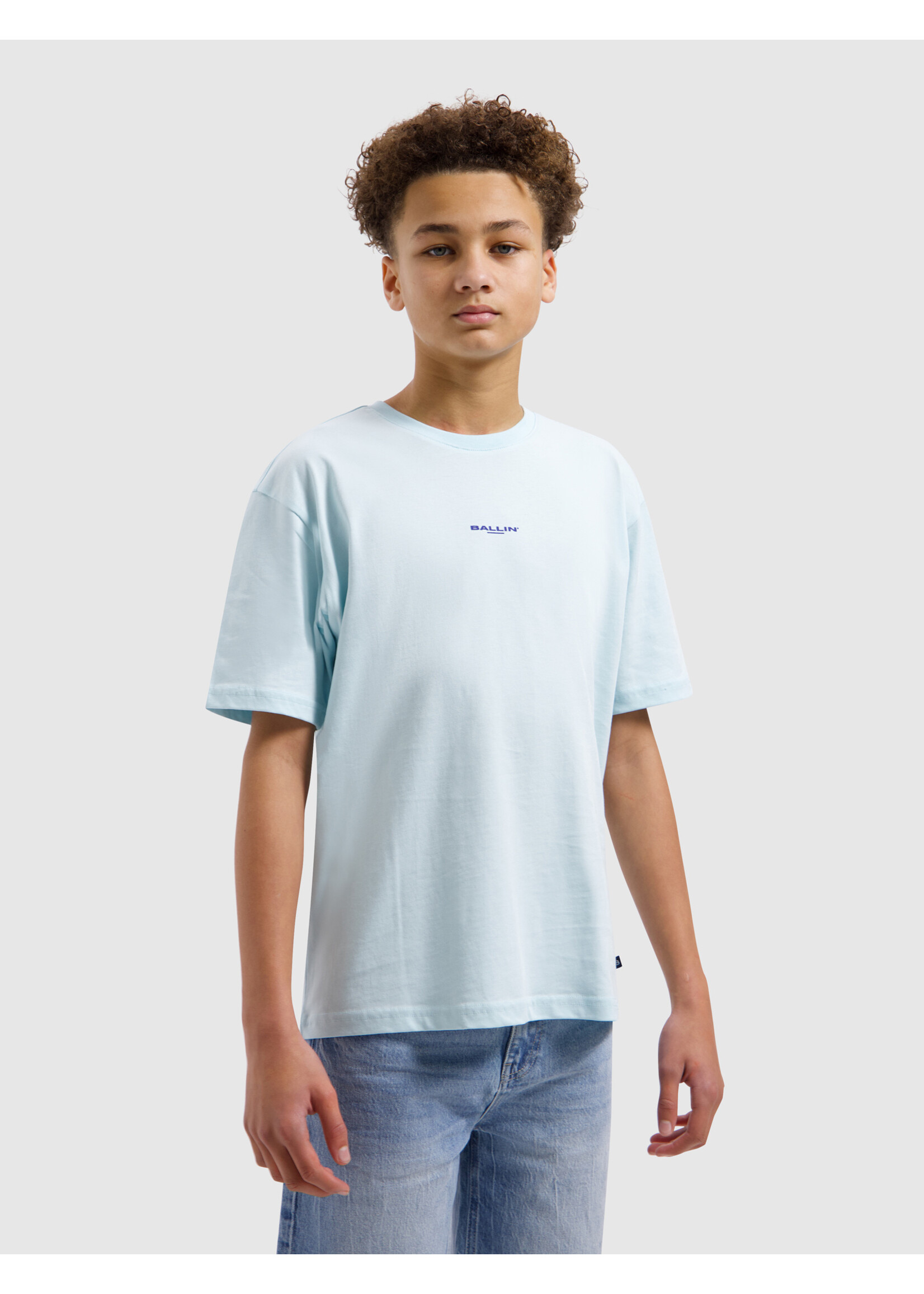 Ballin T-Shirt Lost in Coral 26017131 - Licht Blauw