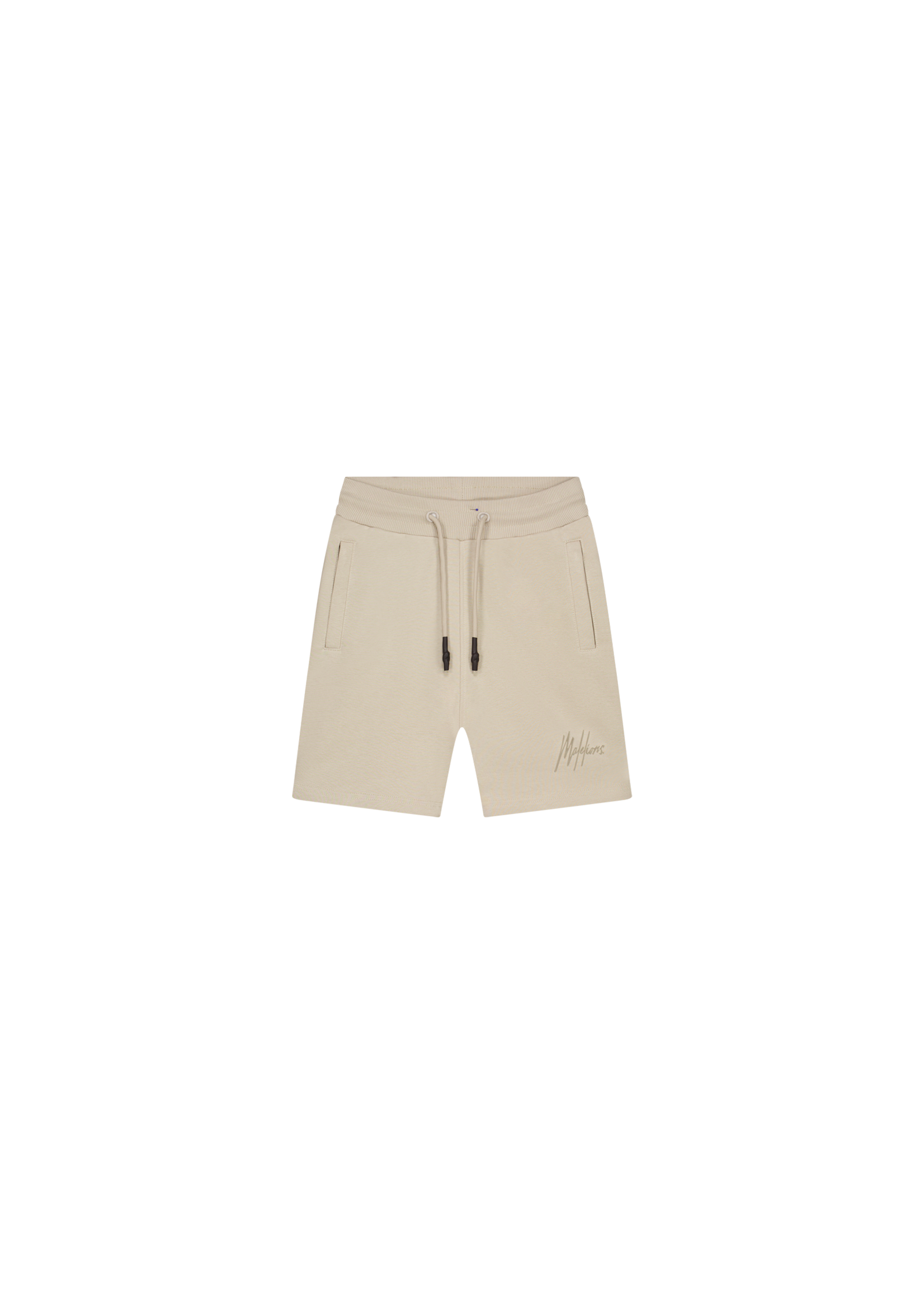 Malelions Malelions Junior Striped Signature Shorts (MJA30026011) - beige