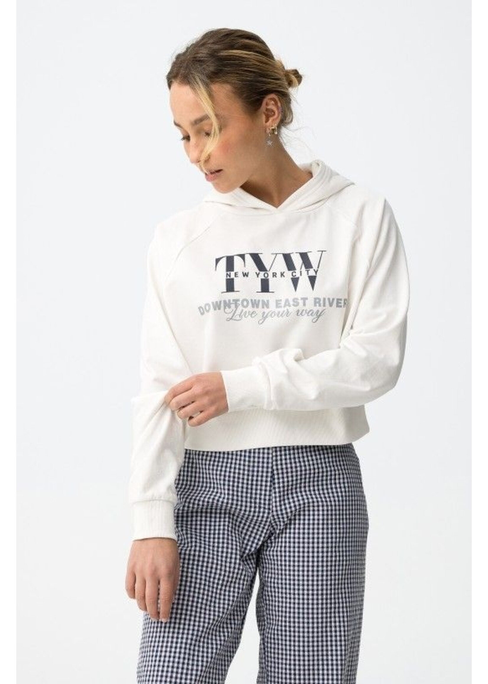 Tiffosi Hoodie Figo 10064648 - Wit