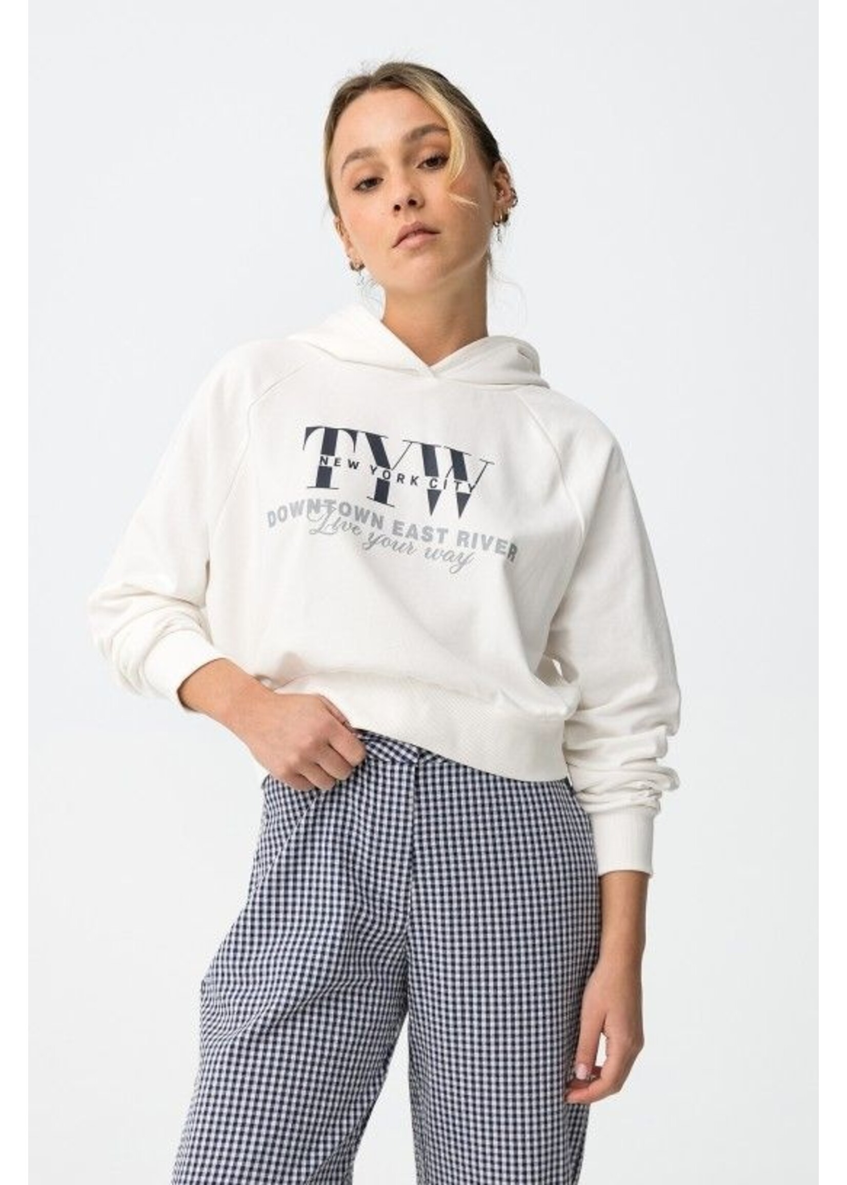 Tiffosi Hoodie Figo 10064648 - Wit