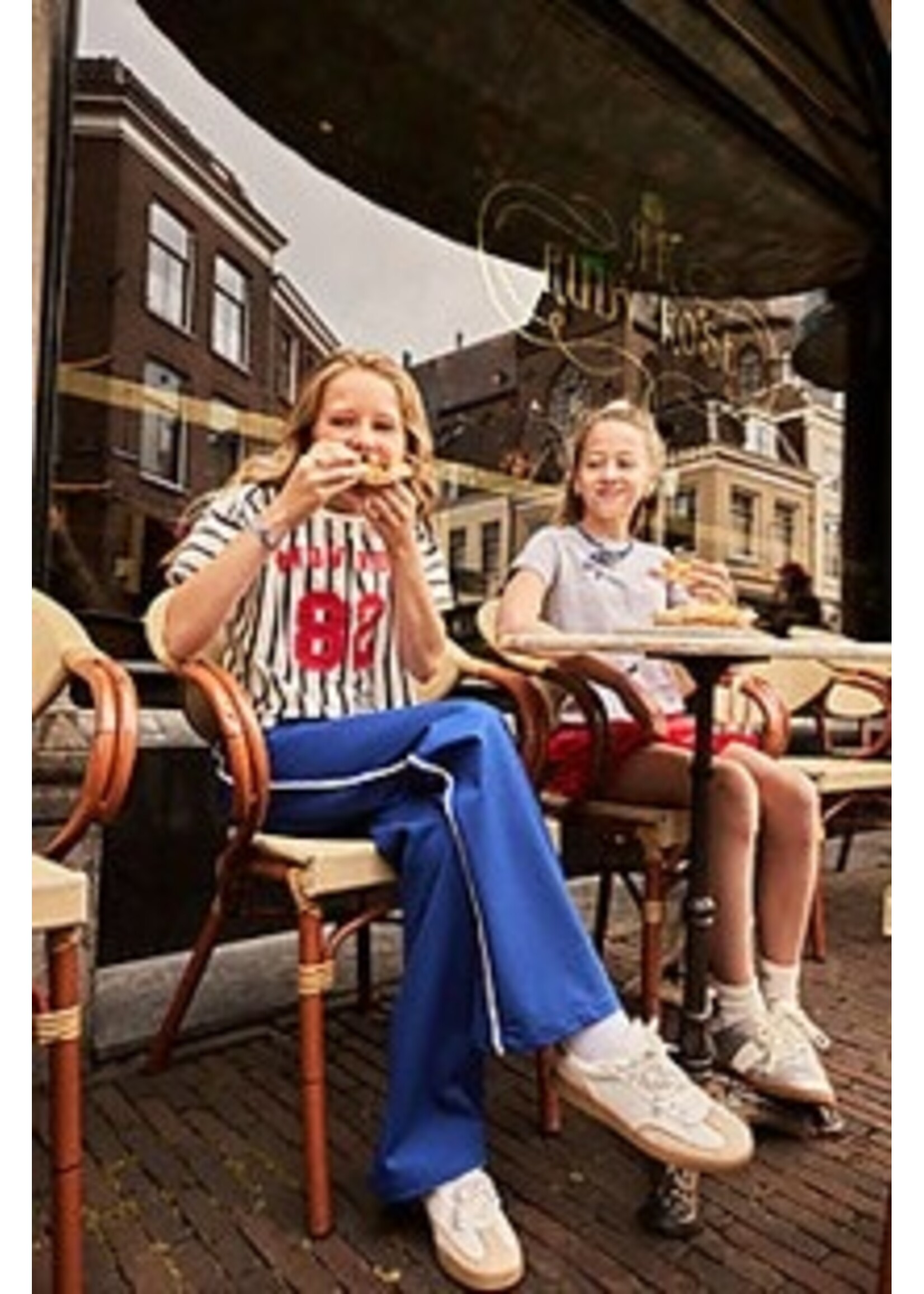 Indian blue jeans T-shirt 970803 Melange - grijs